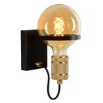 Ottelien wall light, black/gold