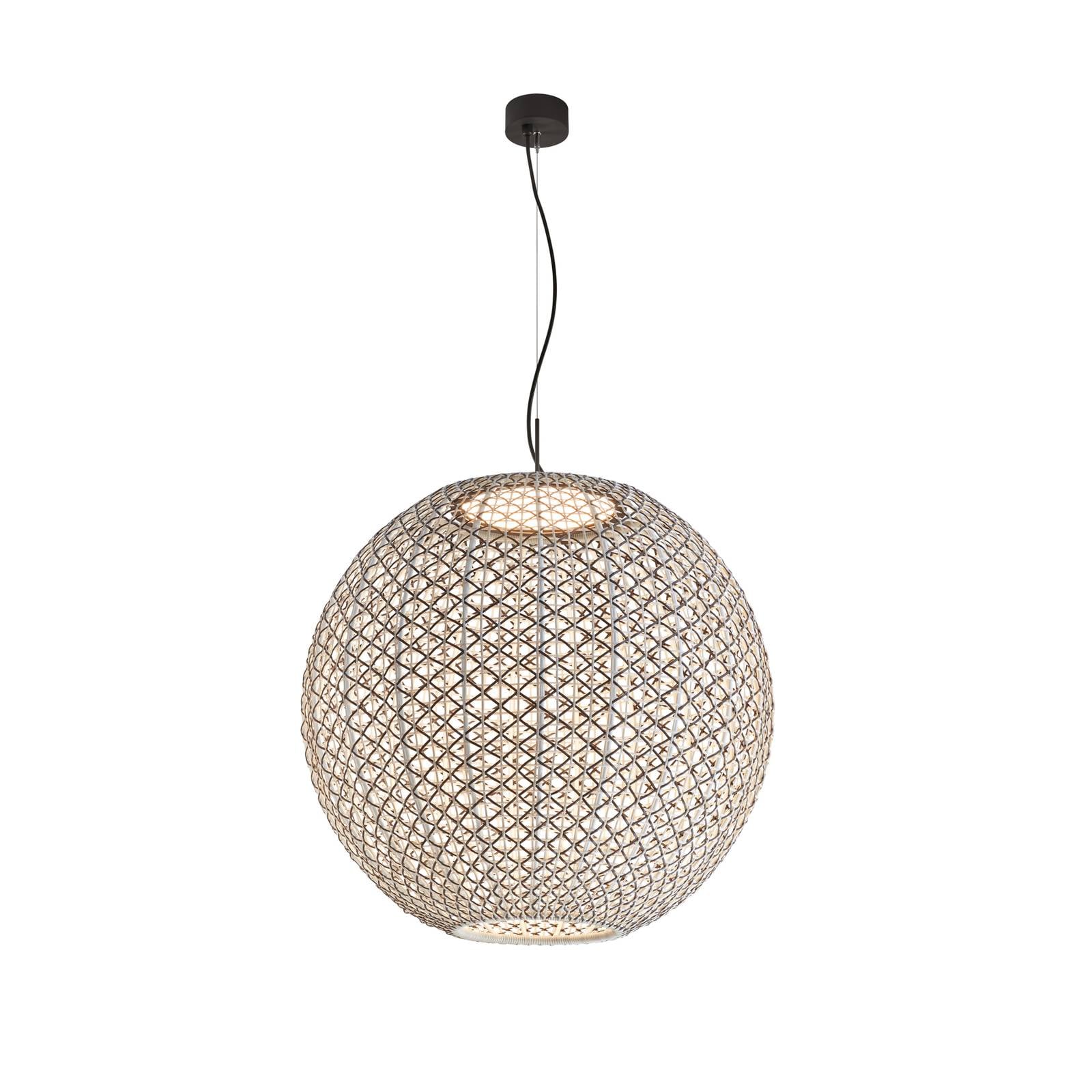 Bover Nans Sphere S/80 LED-Außenhängeleuchte braun