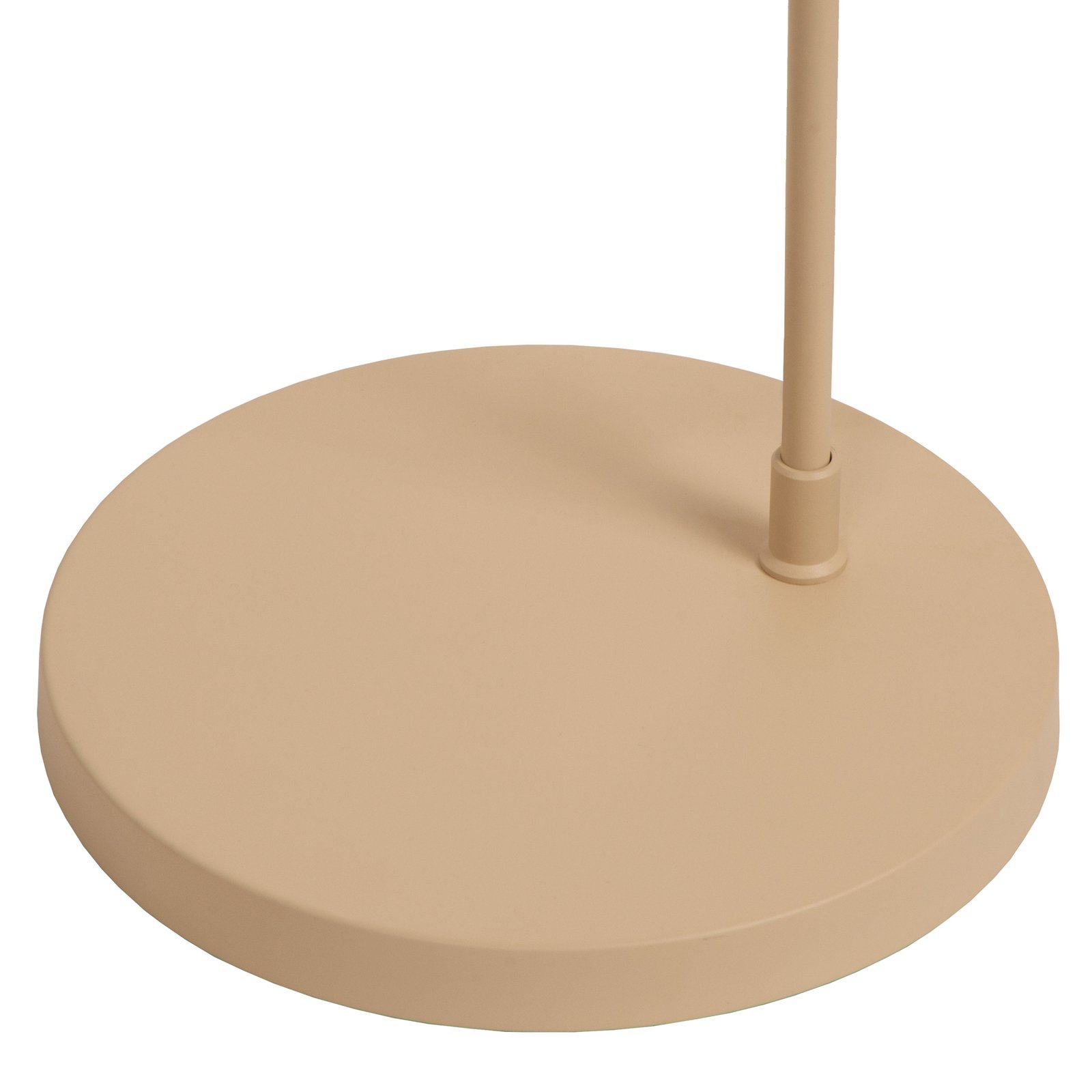 Corina arc lamp, beige, E27, 192 cm, plastic