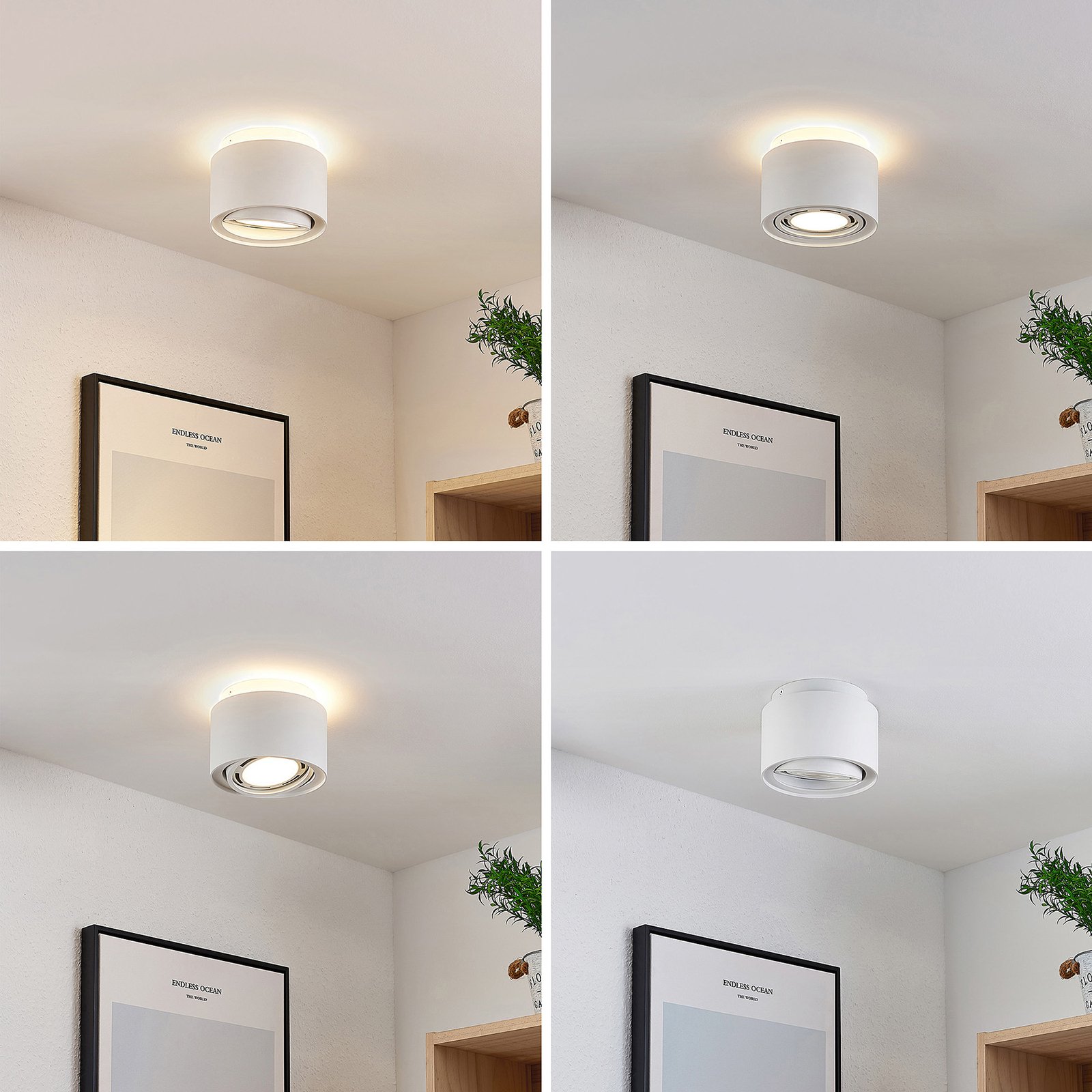 Arcchio Talima LED ceiling lamp round white 3x