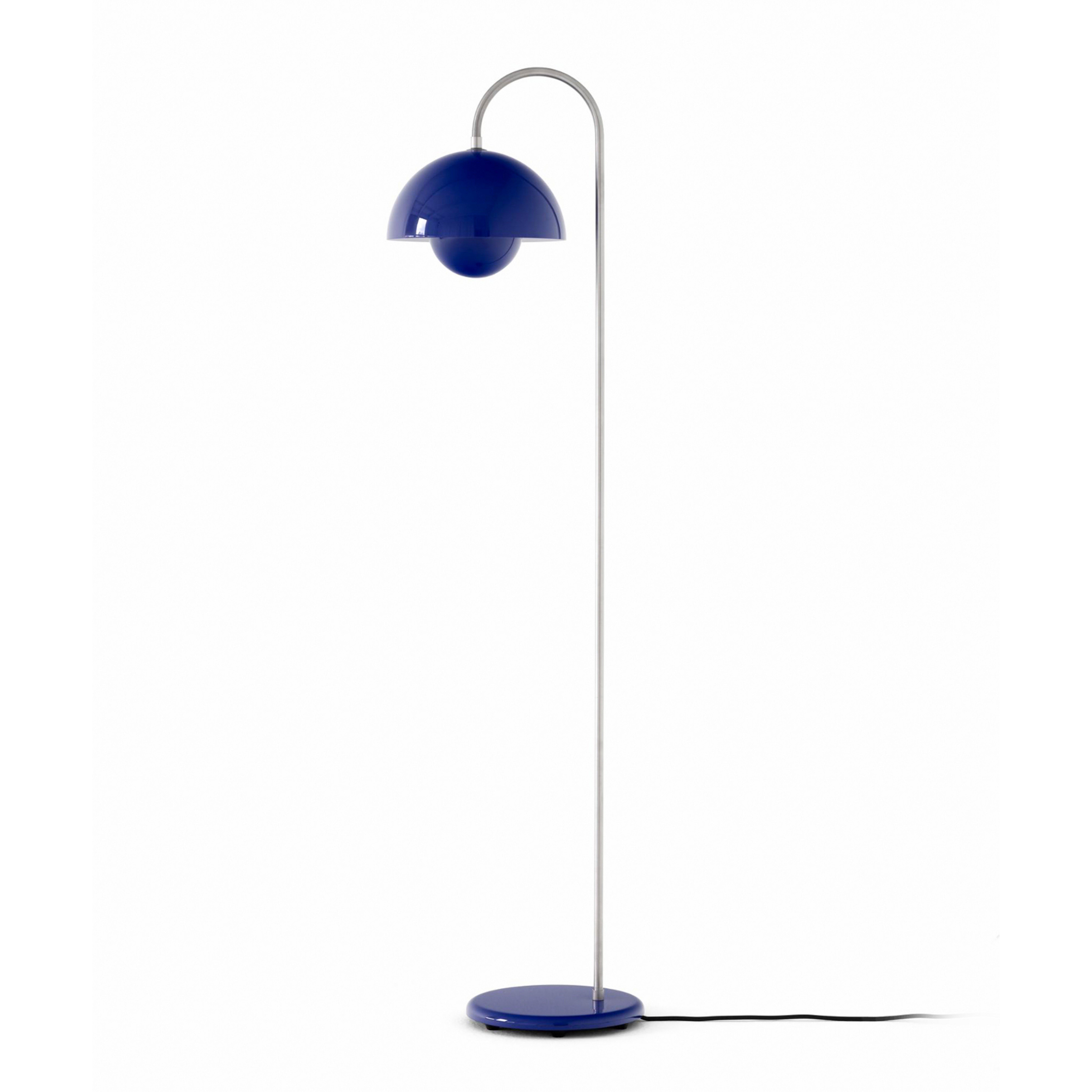 Flowerpot VP12 Stehlampe, kobaltblau, 122cm - &TRADITION