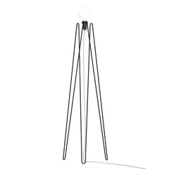 GRUPA Model M2 LED állólámpa fekete, kábel fehér