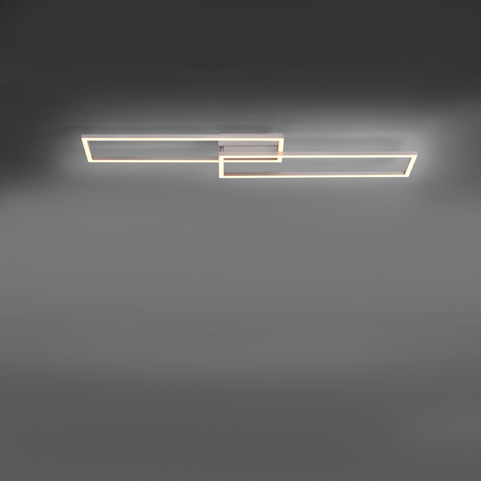 LED stropní světlo Iven, dva rámy