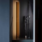 Nemo Tru LED floor lamp 2,700 K, gold lacquered