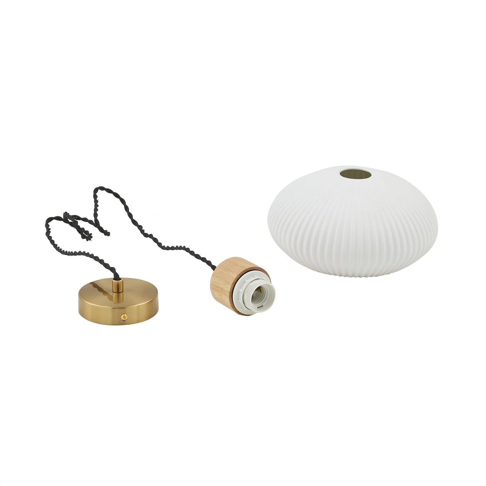 Paulie Pendant White - Lindby