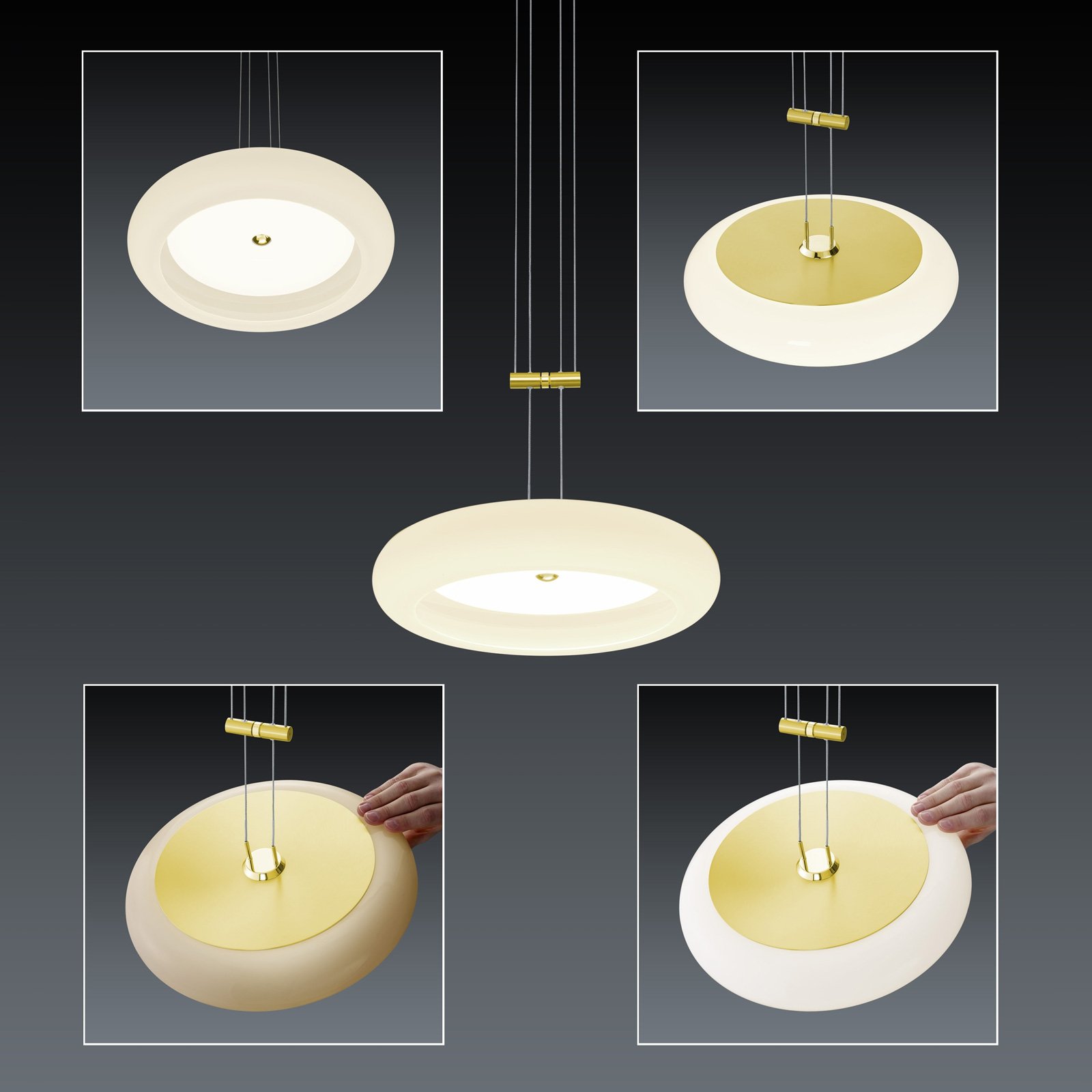 BANKAMP Centa LED pendant light single-bulb