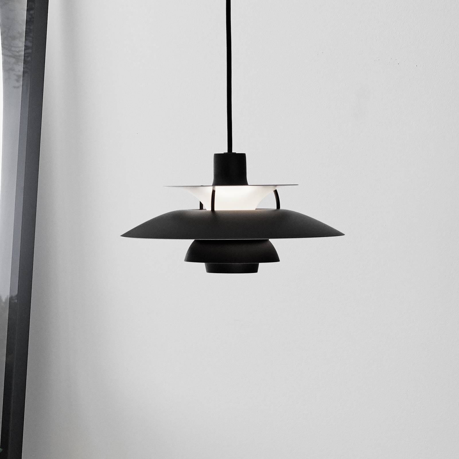 Louis Poulsen PH 5 Mini Pendel monochrom schwarz