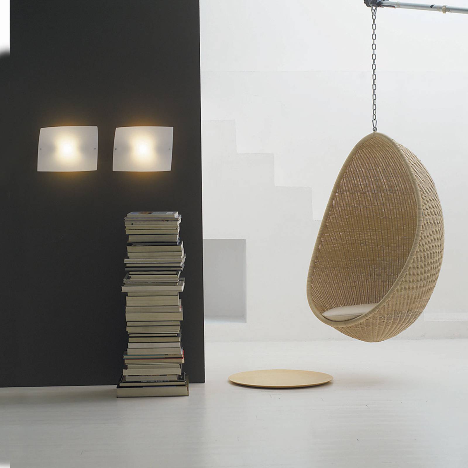 Foscarini Folio Grande kinkiet, biały