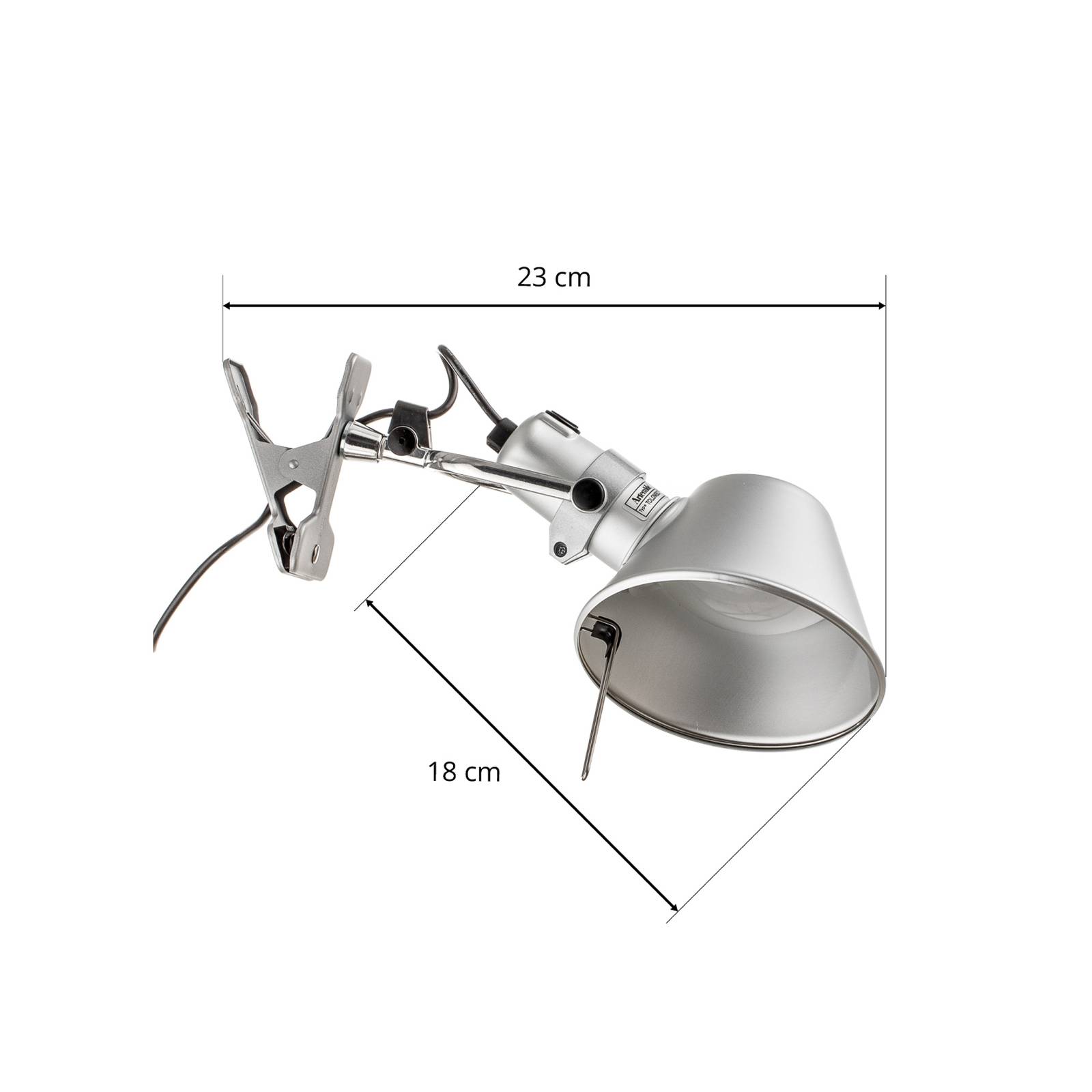 Artemide Tolomeo Pinza lampa z klipsem LED 2 700 K