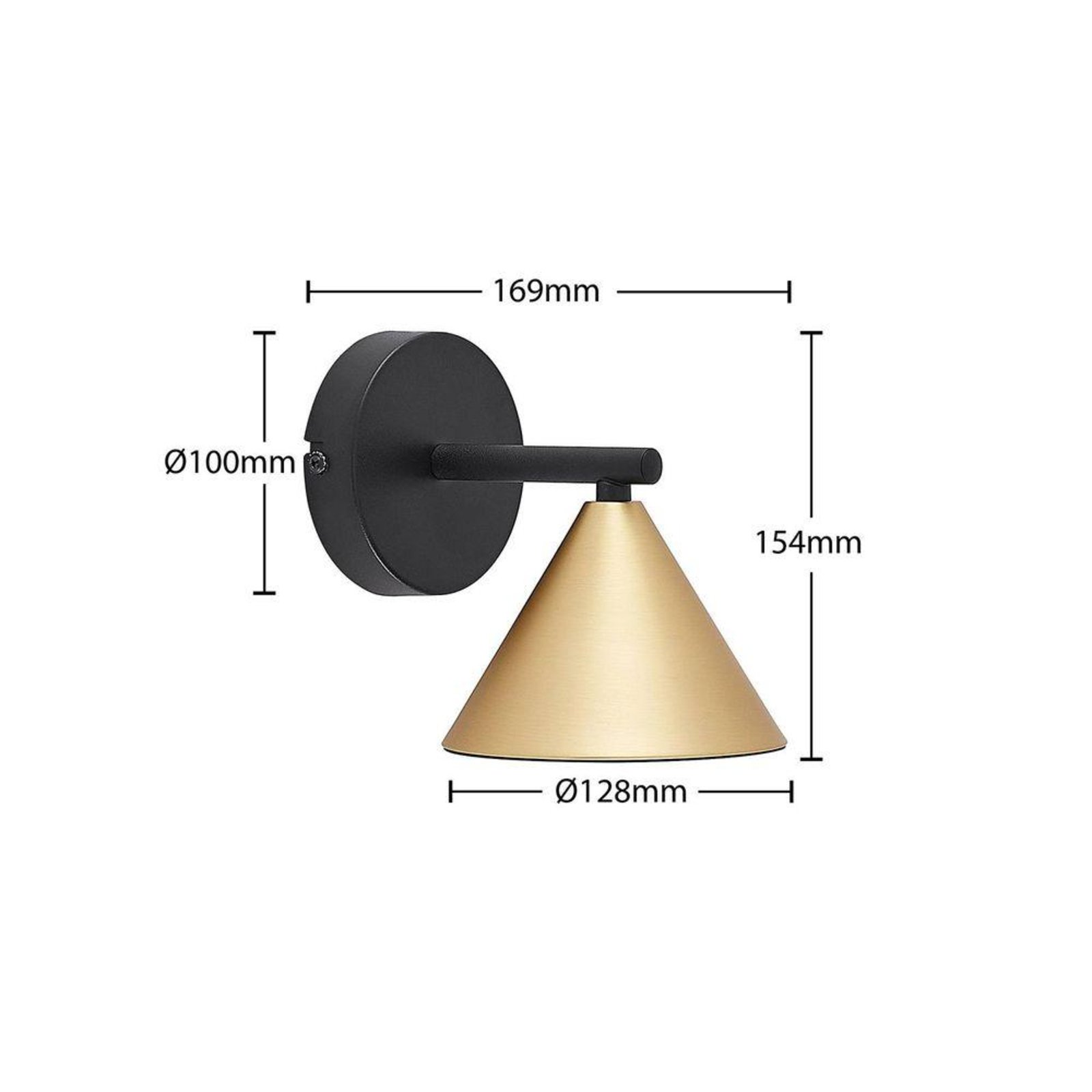 KartioWall Lamp Brass - Lucande