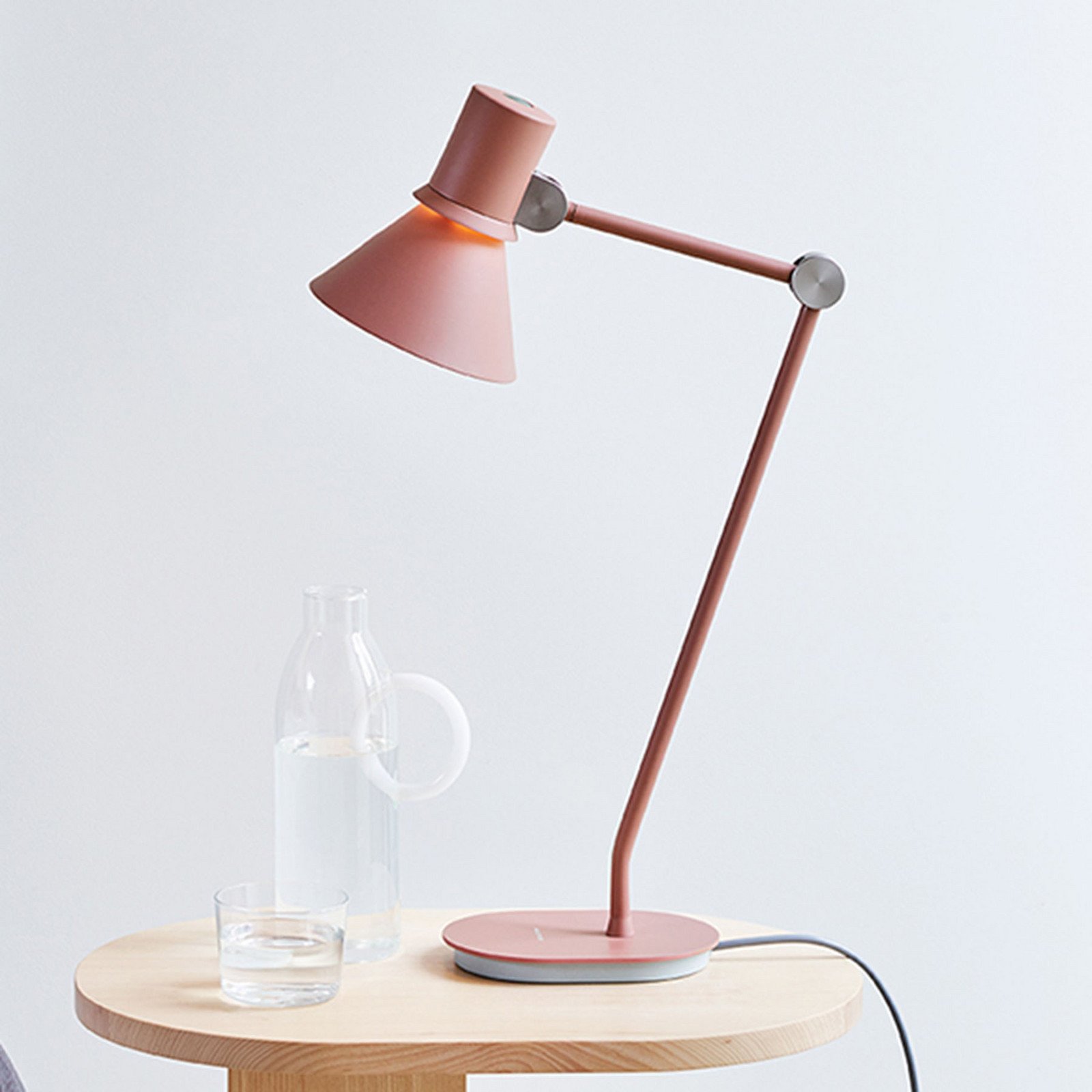 Anglepoise Type 80 lampă de masă roz - Studiu / Birou - design - Metal