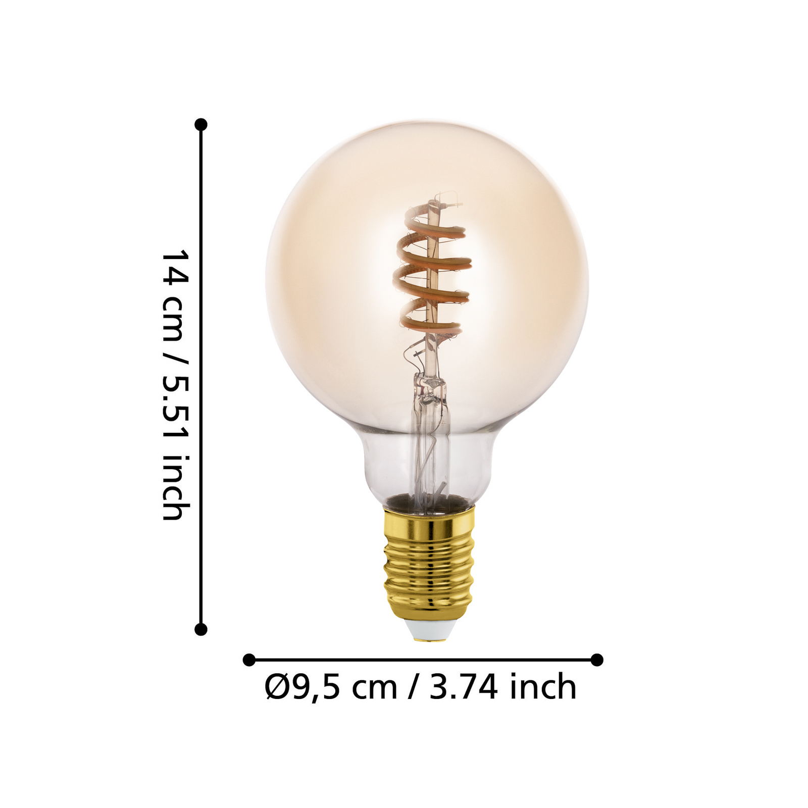 EGLO connect-z E27 G95 Globe 5,5W 400lm 2200-6500K
