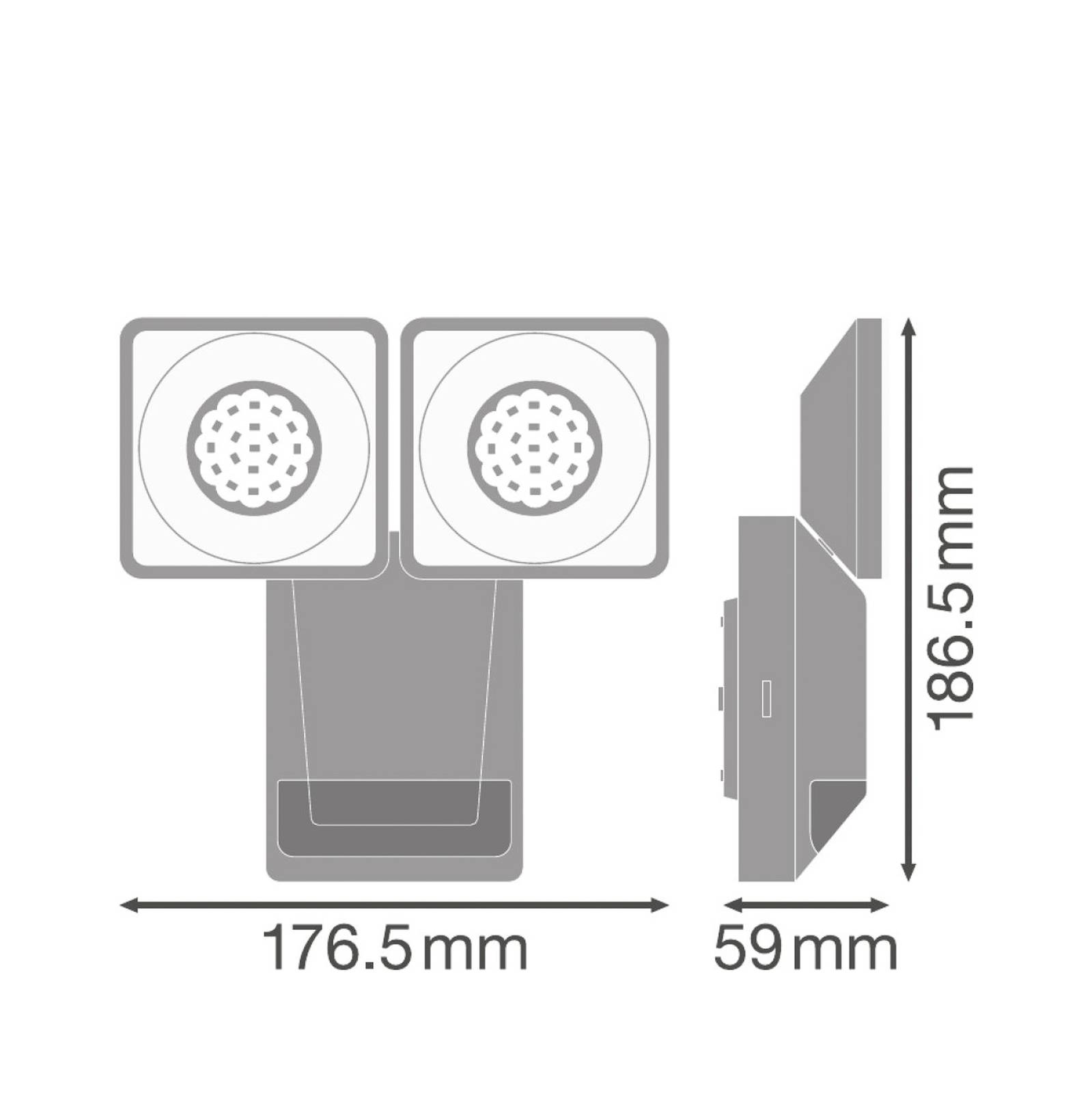 LEDVANCE Endura Pro Spot Sensor spot 16W szary