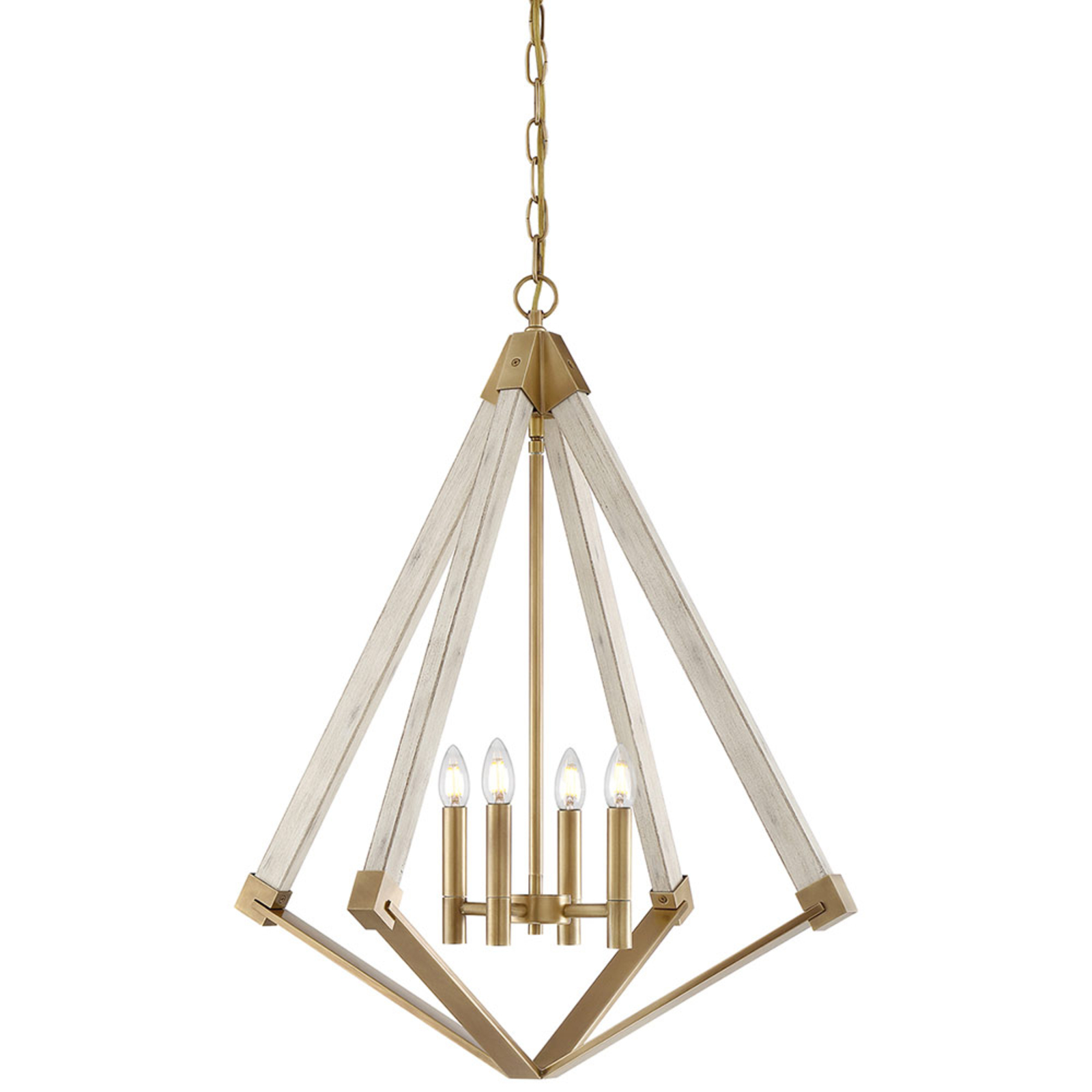 View Point chandelier with a diamond form, Ø 61 cm