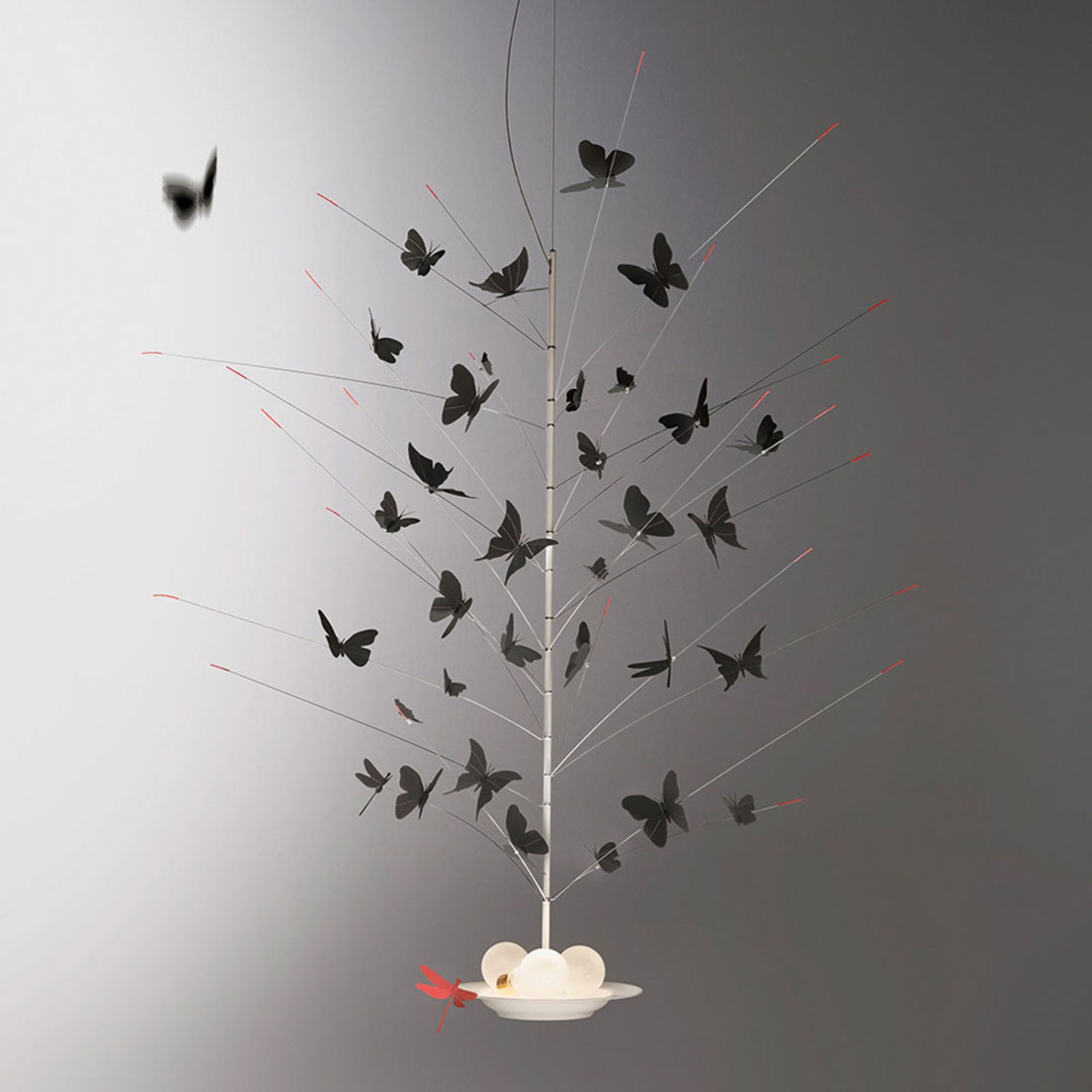 Ingo Maurer lot papillons noirs