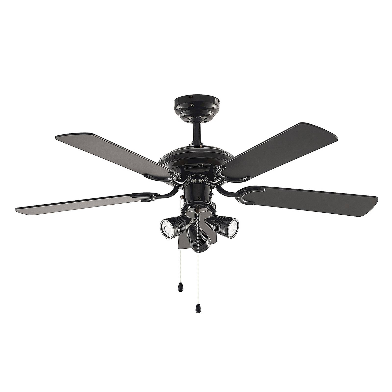 Image of Starluna Anariki ventilateur plafond noir/chêne 4251911744699