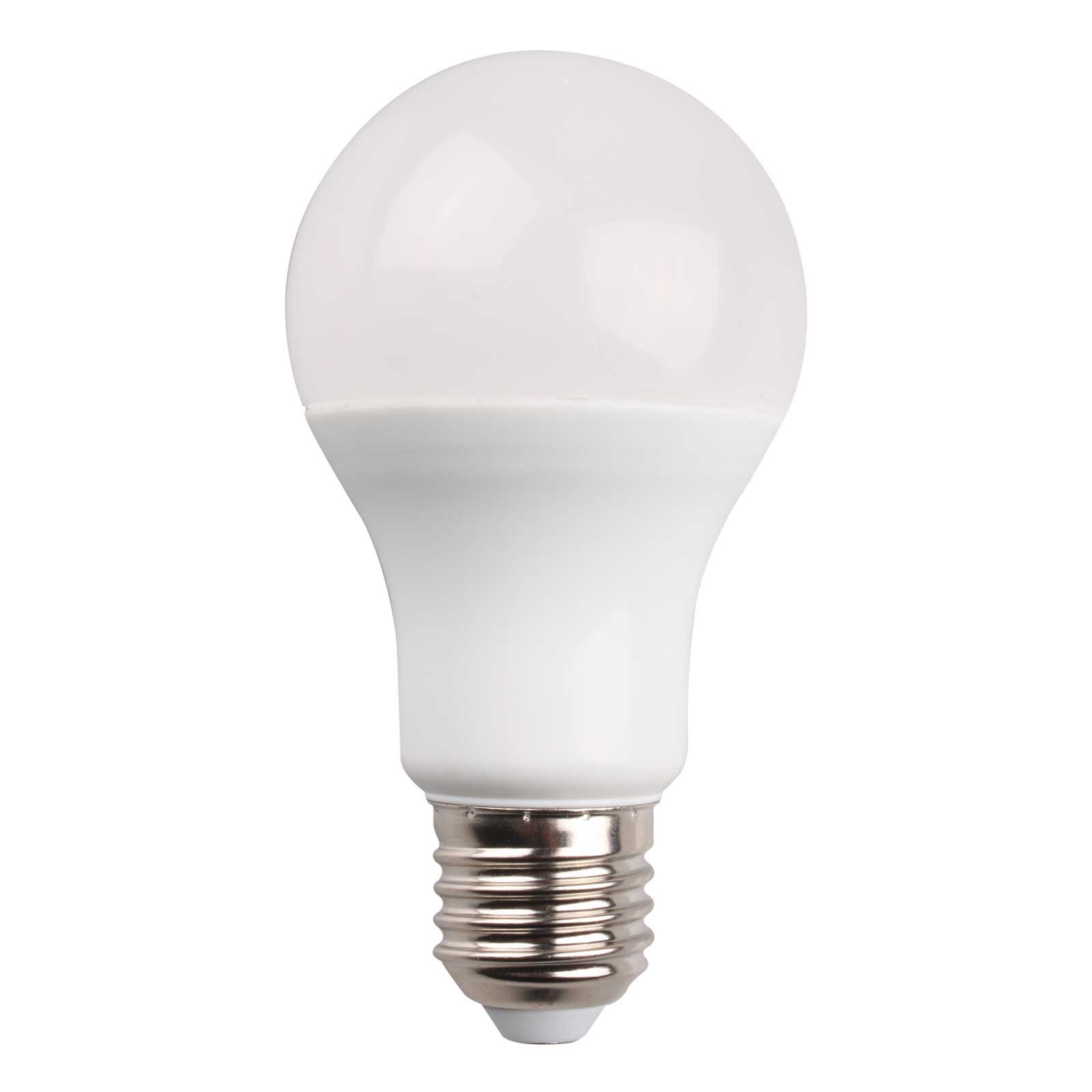 Lightme LED E27 9W, RGBW, 810 lúmenes, atenuable