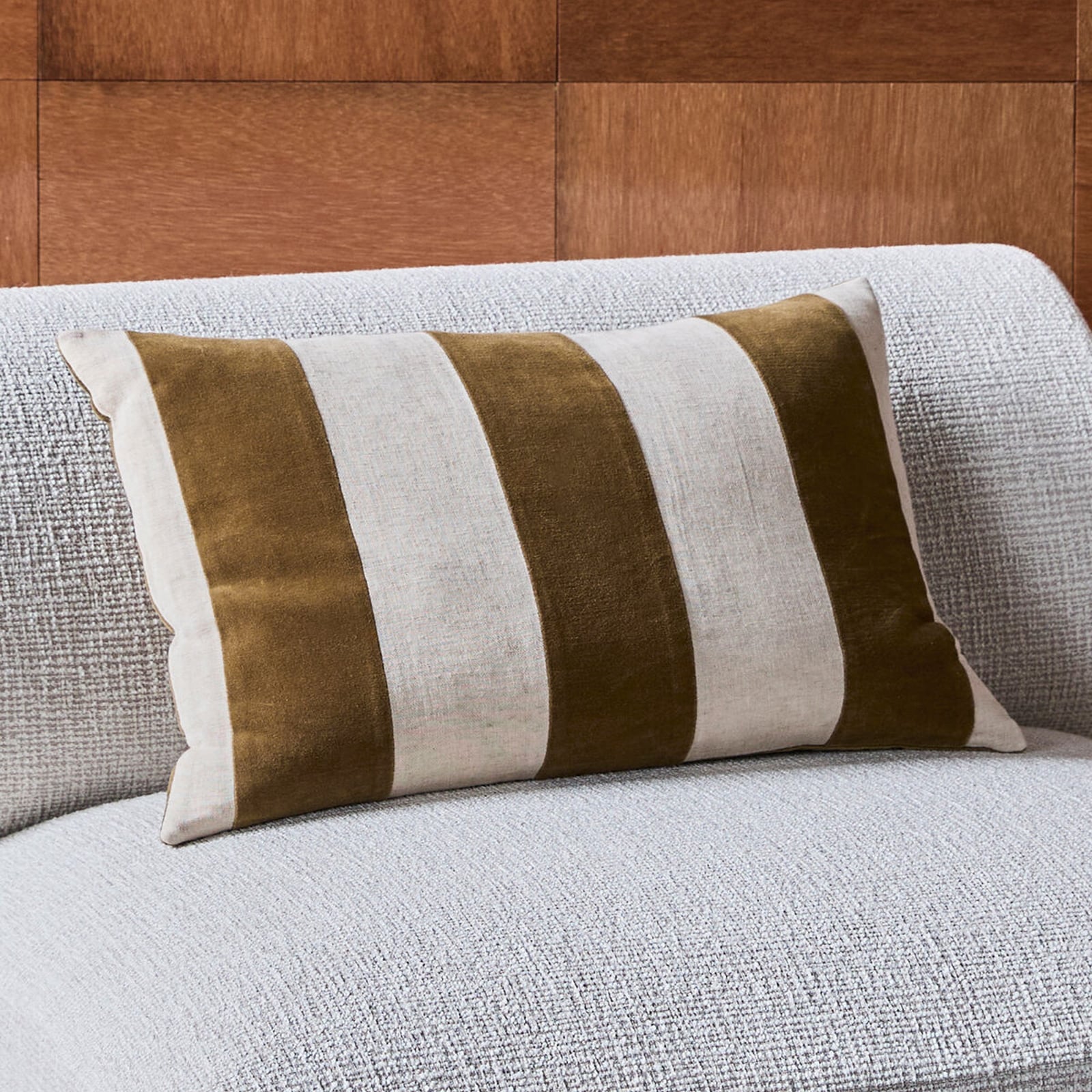 Fodera per cuscino HDSono, crema/ambra, 60 x 40 cm - House Doctor