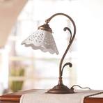 Semino table lamp with ceramic lampshade