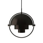 Suspensie GUBI Multi-Lite, Ø 27 cm, negru/negru