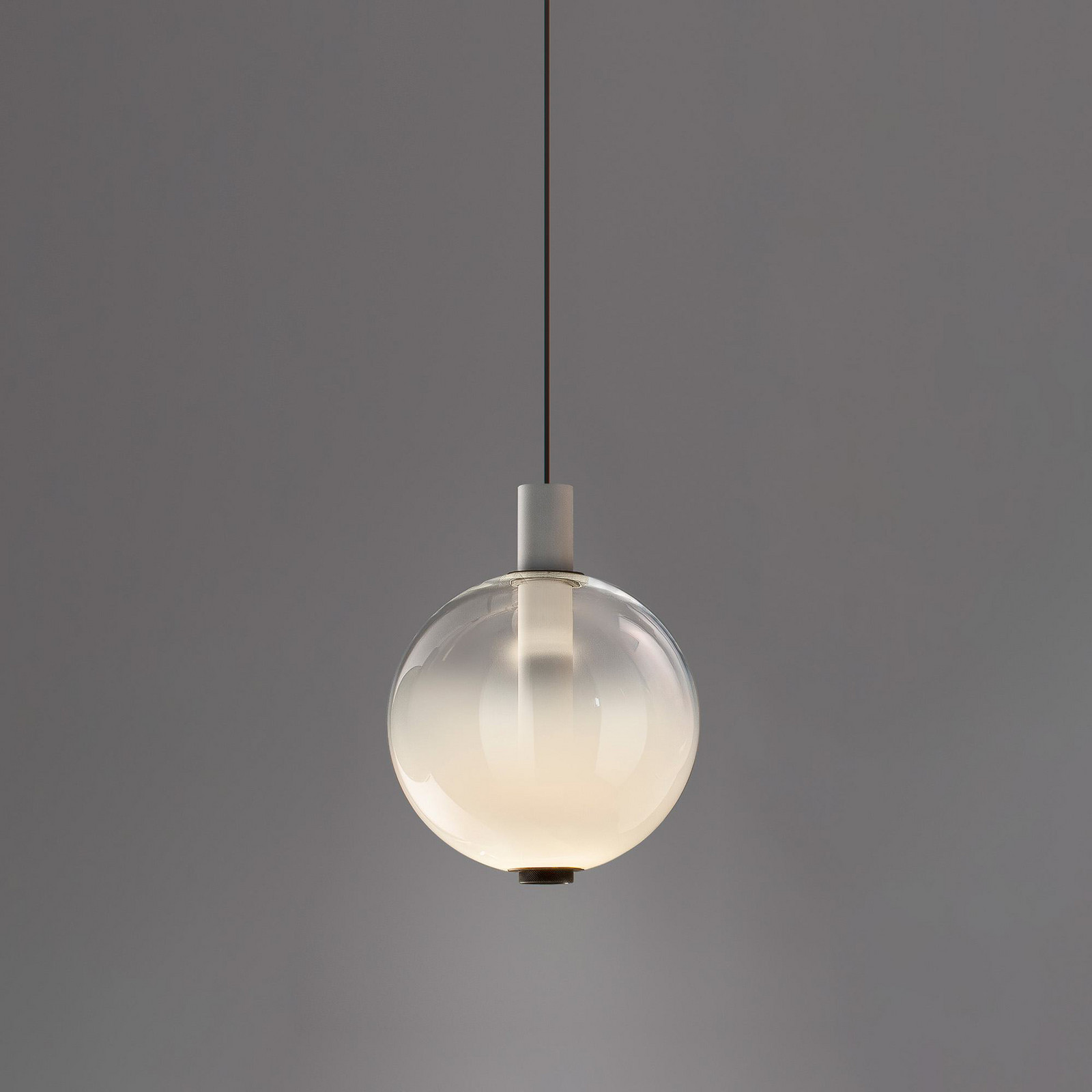 OLEV Lampă suspendată LED BEAM STICK NUANCE alb Ø 20 cm 927 - Camera de zi / sufragerie - Design - Sticlă