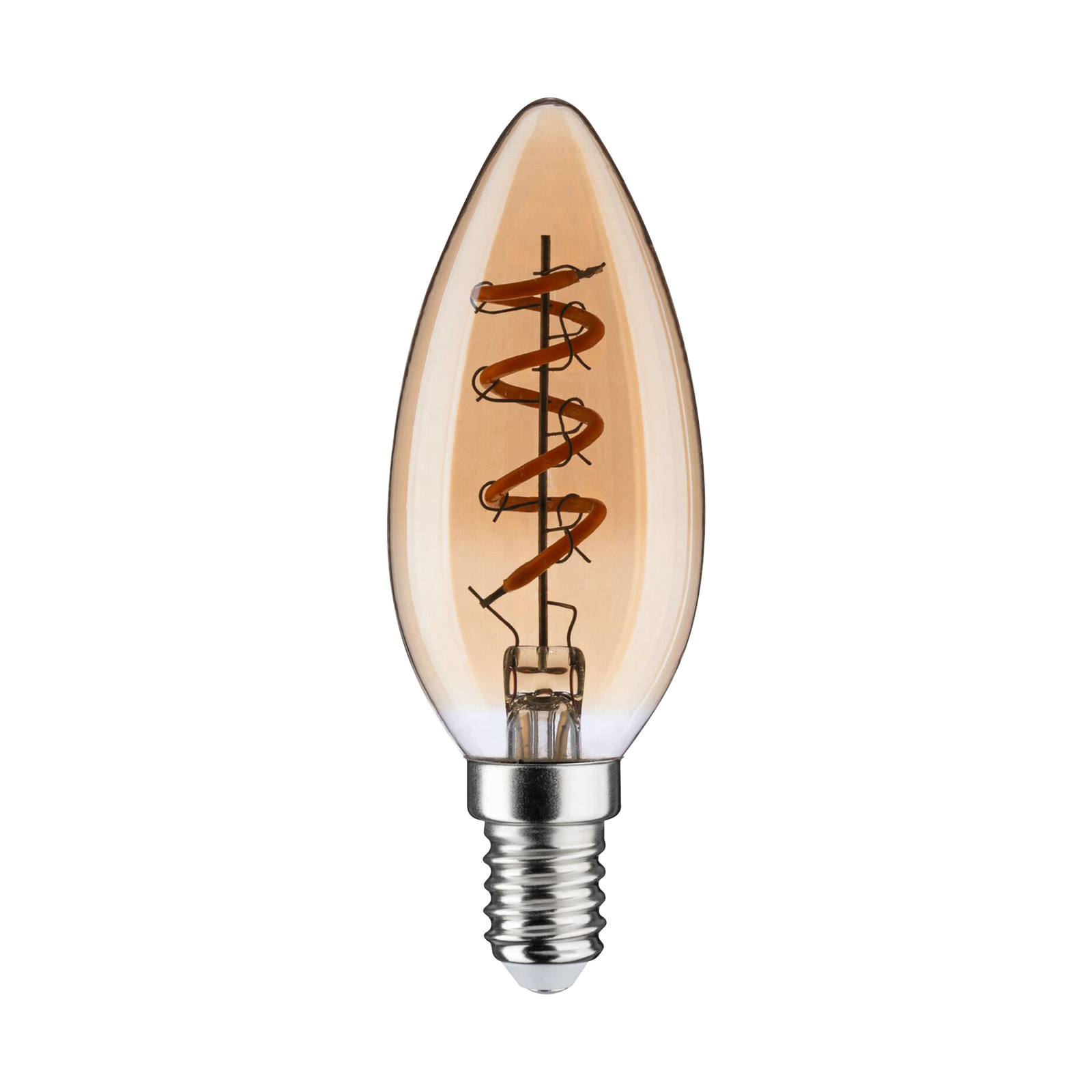 Paulmann LED-Kerzenlampe E14 4W 1.800K gold