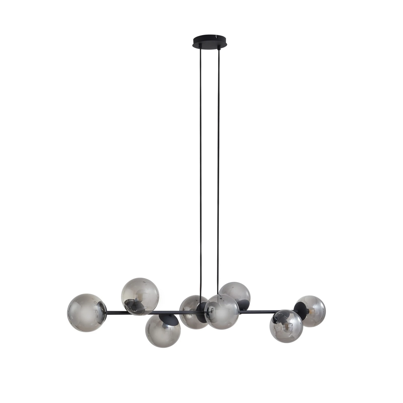 Lindby Riippuvalaisin Isamer, savunharmaa, 130 cm, maapallo