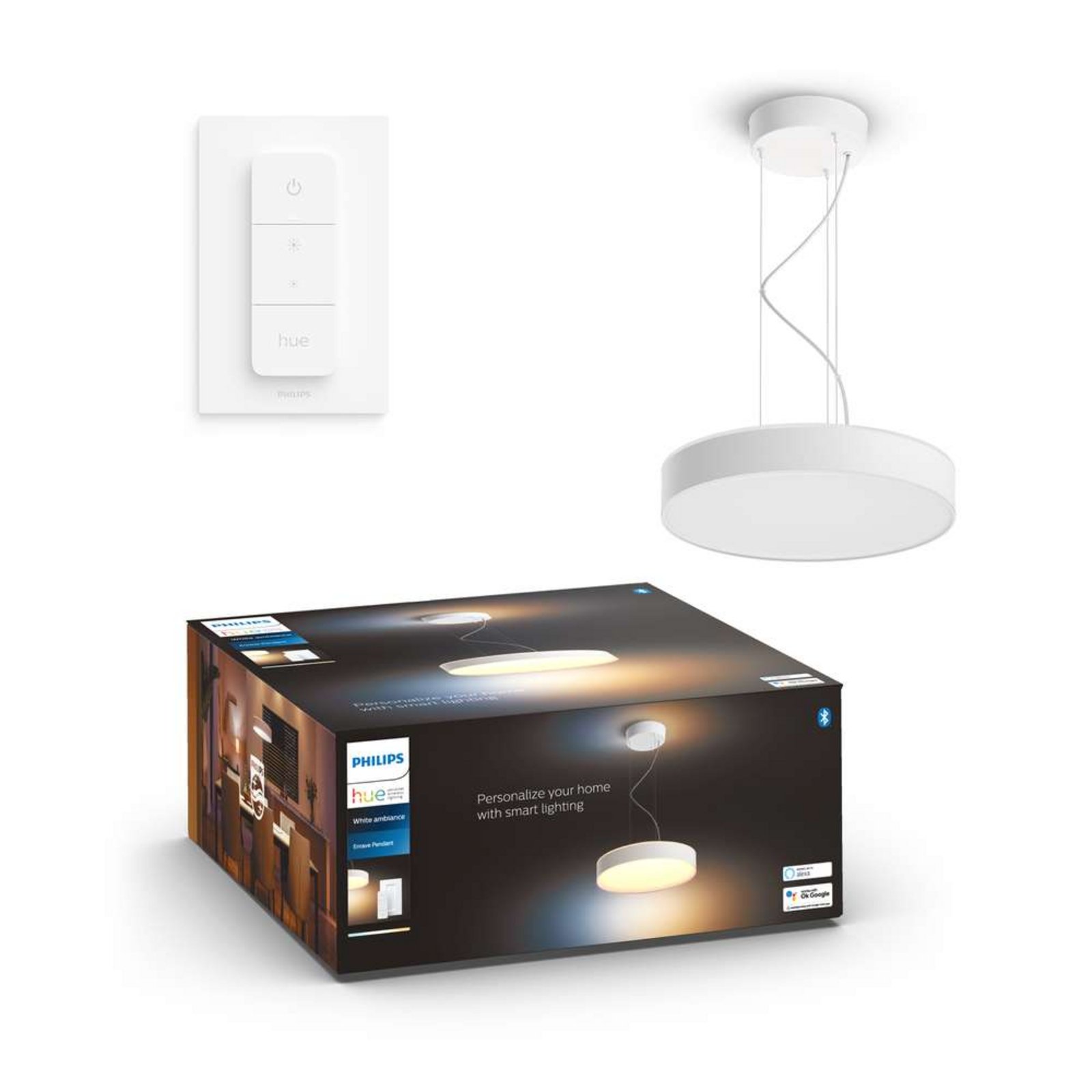 Hue Enrave Lustră Pendul White Amb. White - Philips Hue