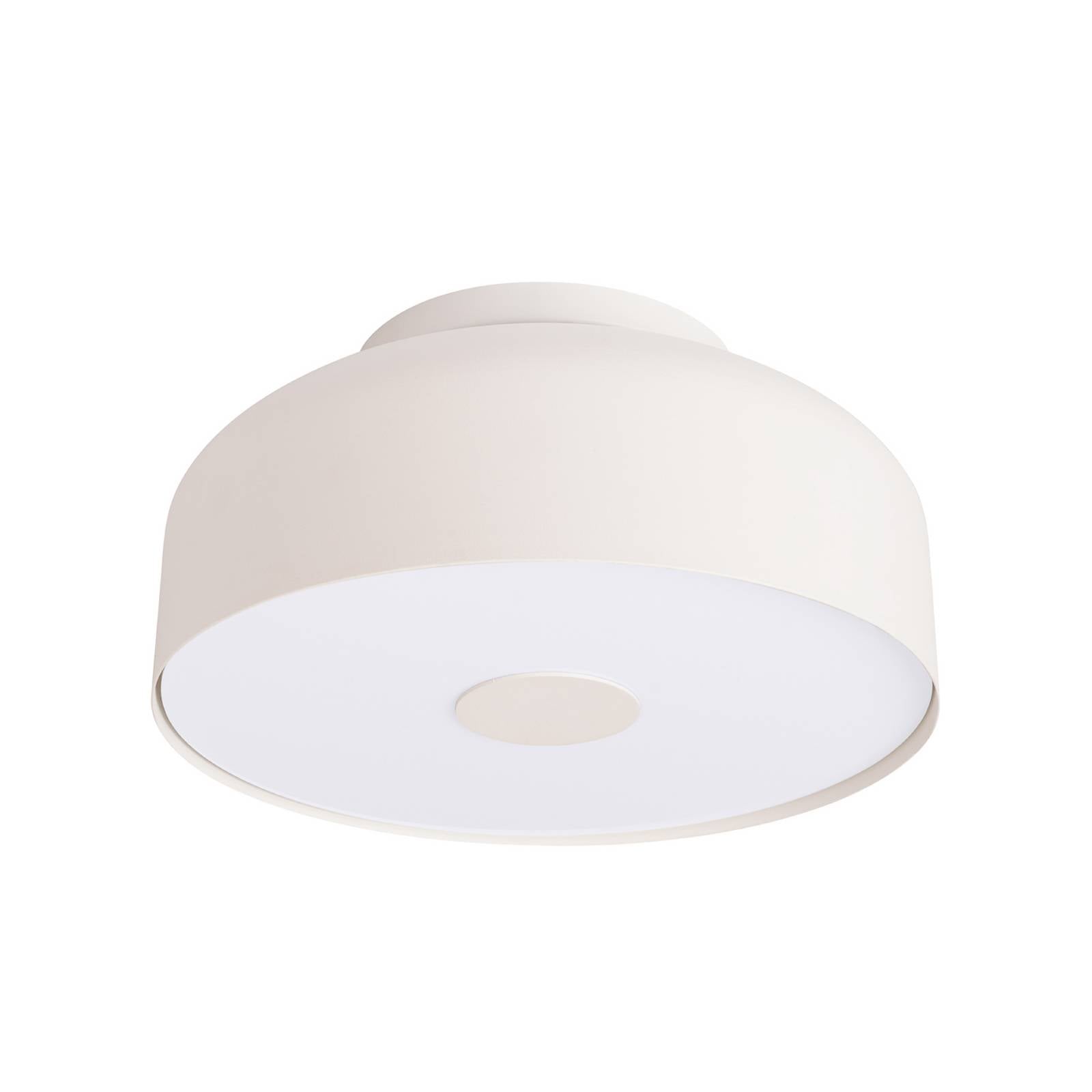 Deckenleuchte CLARO, beige, Ø 30 cm, Metall, 4 x E27
