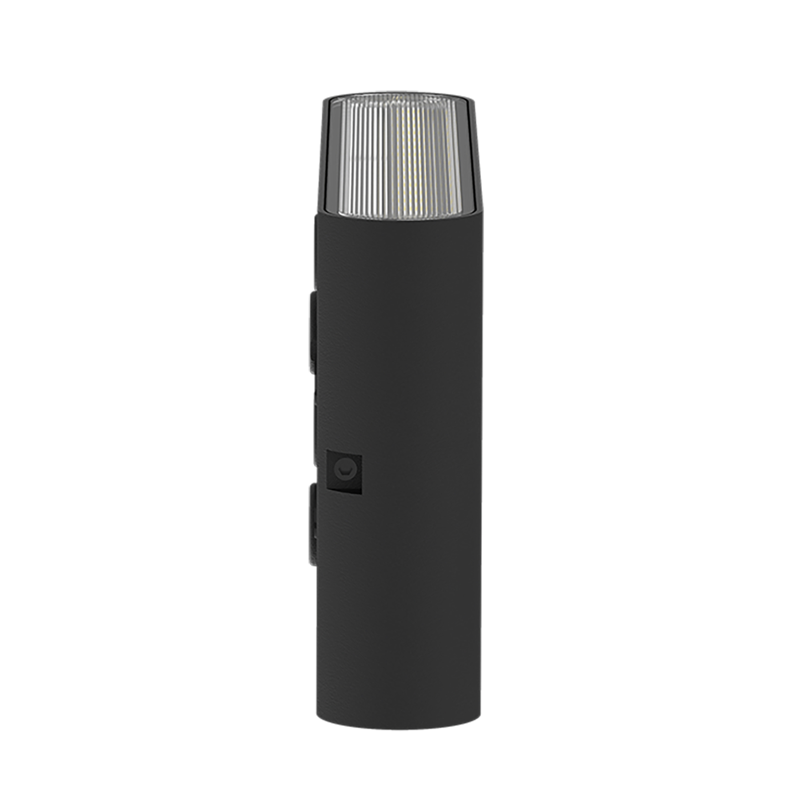 DOTLUX FLASK LED φωτιστικό τοίχου εξωτερικού χώρου, μαύρο, 17.5cm