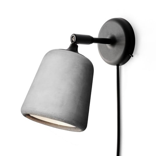 Material Wandlamp Light Grey Concrete - New Works