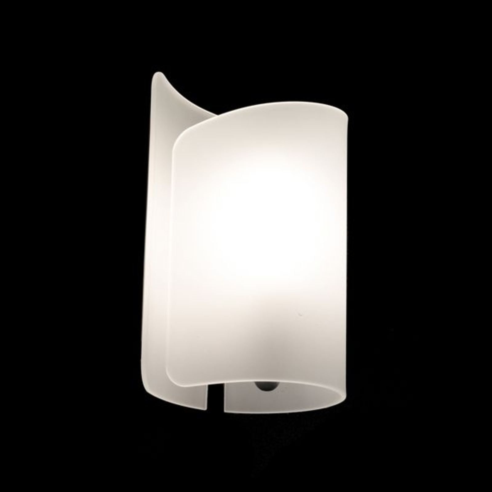 Papiro ceiling light with spacer, satinised