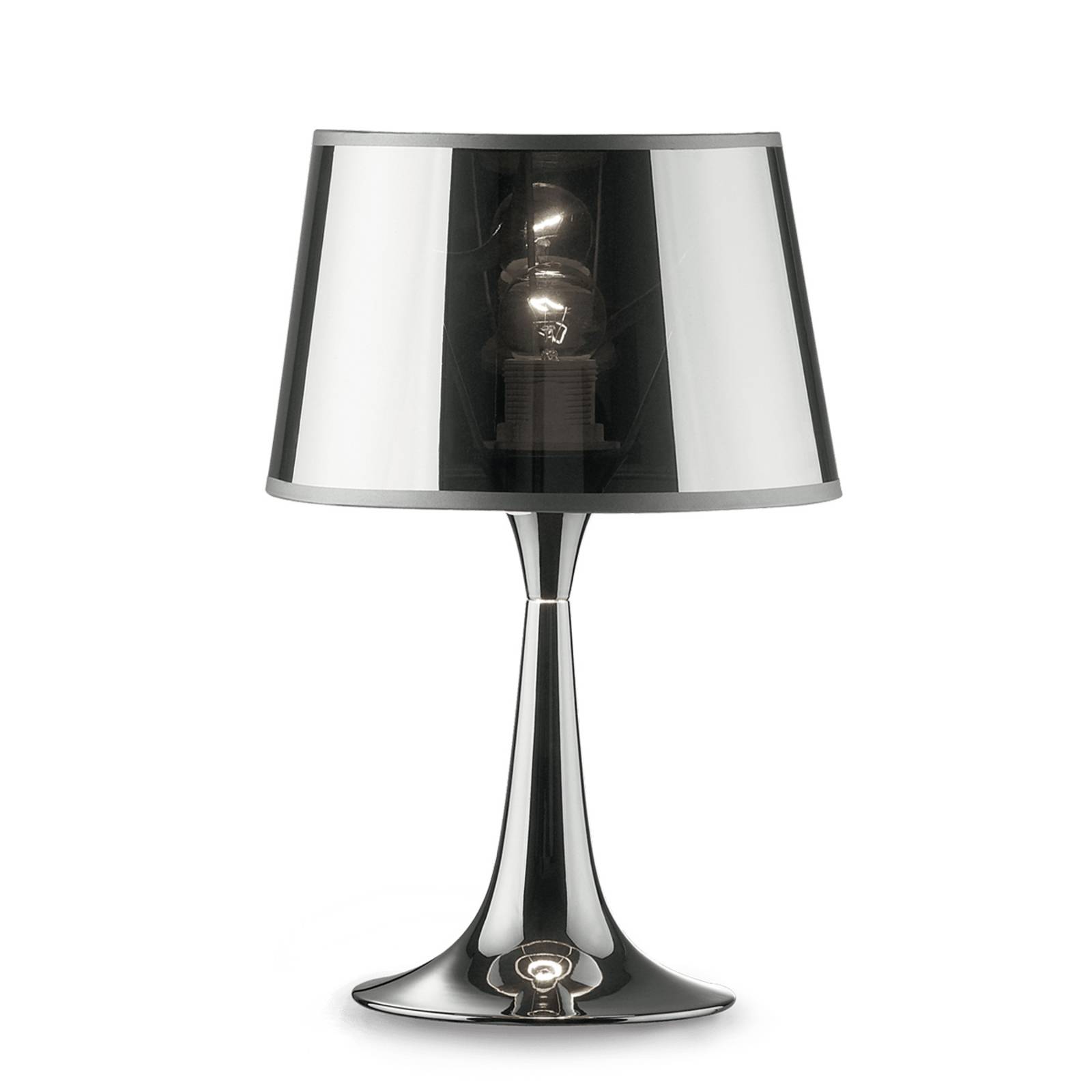 Ideallux Stolní lampa London Cromo výška 36,5 cm