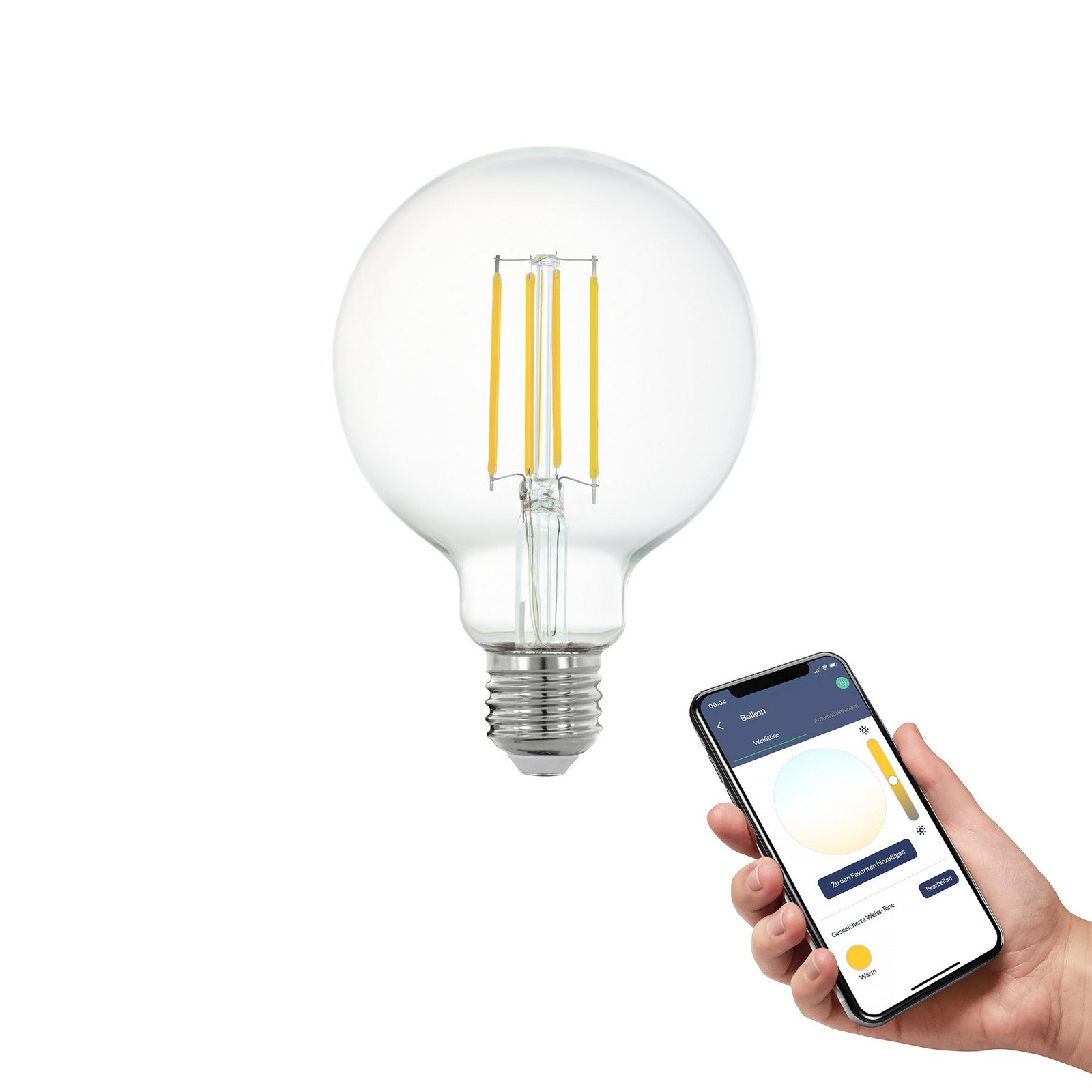 EGLO connect-z E27 G95 glob LED 6W 806lm 2700K