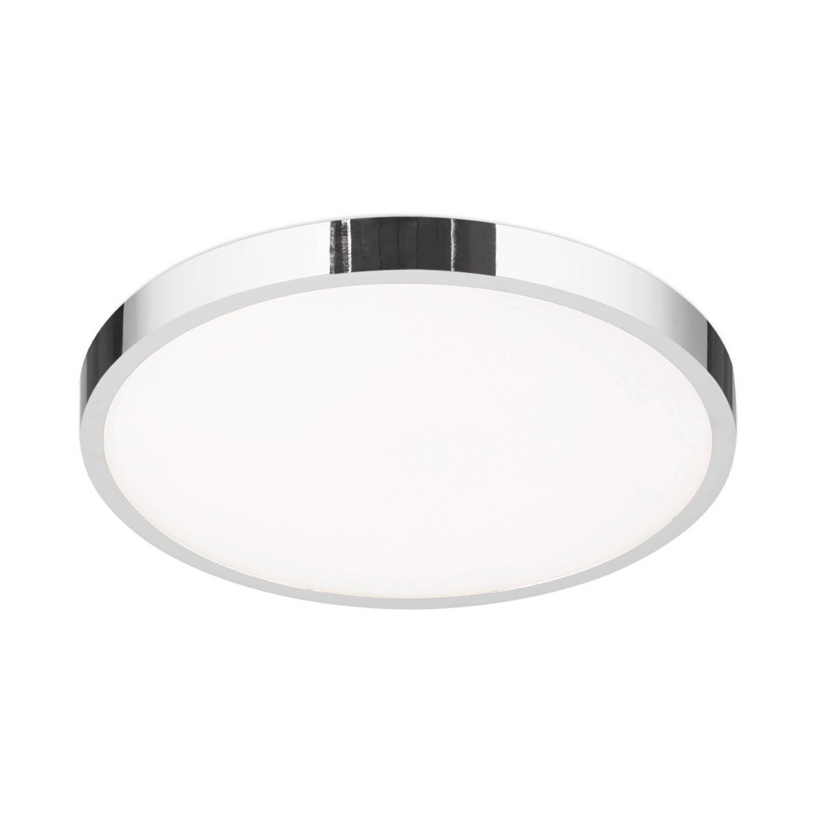 LED-Deckenlampe Disc, chromfarben, Ø 28 cm, CCT, Metall
