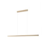 Mylosh LED-hengelampe, 150 cm, gull, CCT, dimbar – Lucande