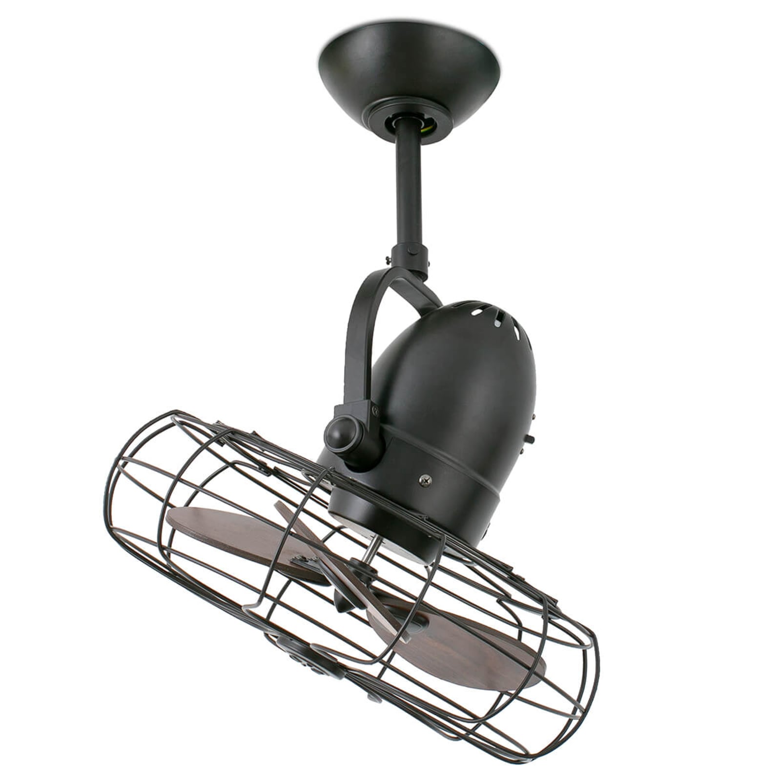 Ventilador Keiki, Ø 43 cm, para parede e teto, CA, castanho escuro Ventilador Keiki, Ø 43 cm, para parede e teto, CA, castanho escuro