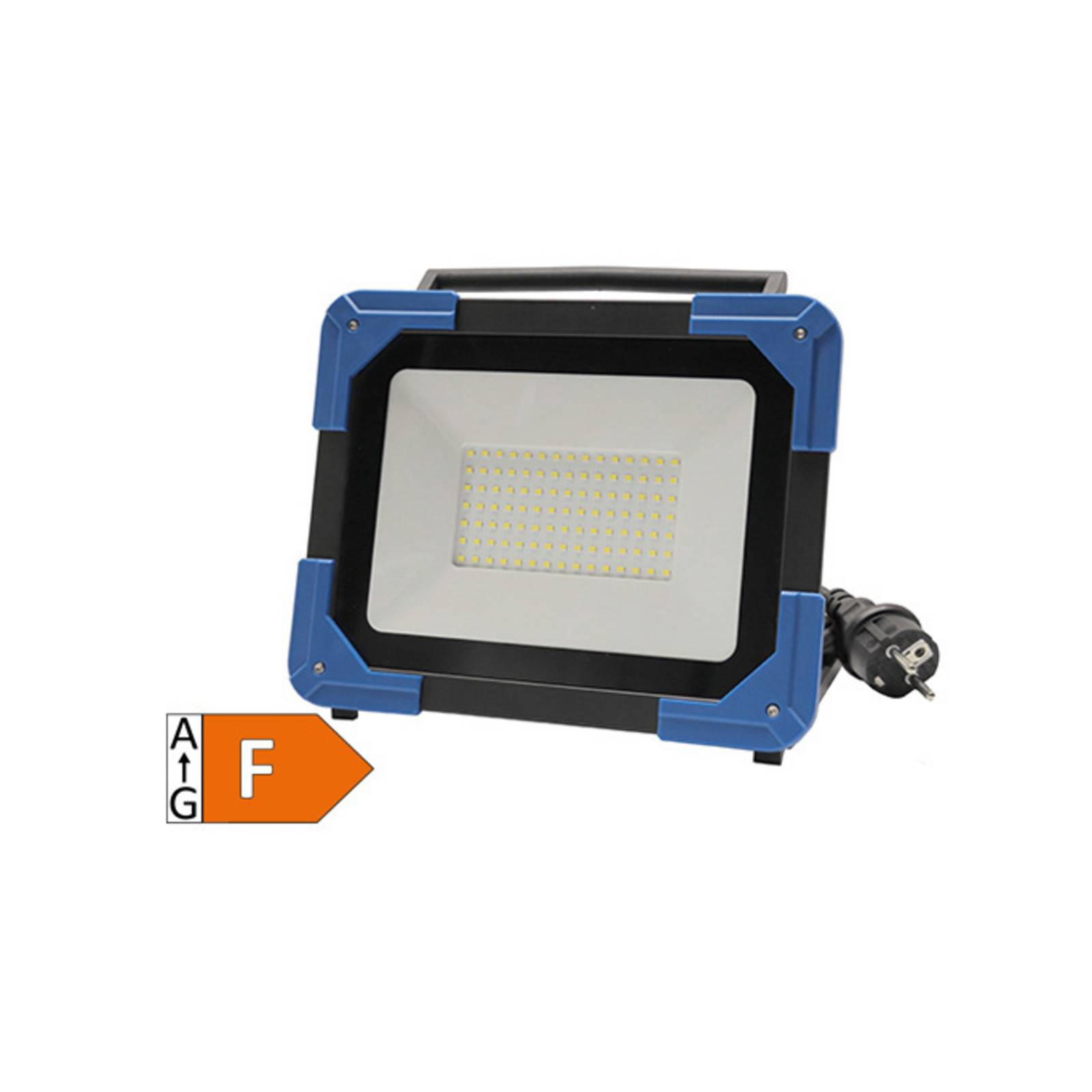 Reflektor budowlany LED Ledar 6 500 K 120° czarny 75 W