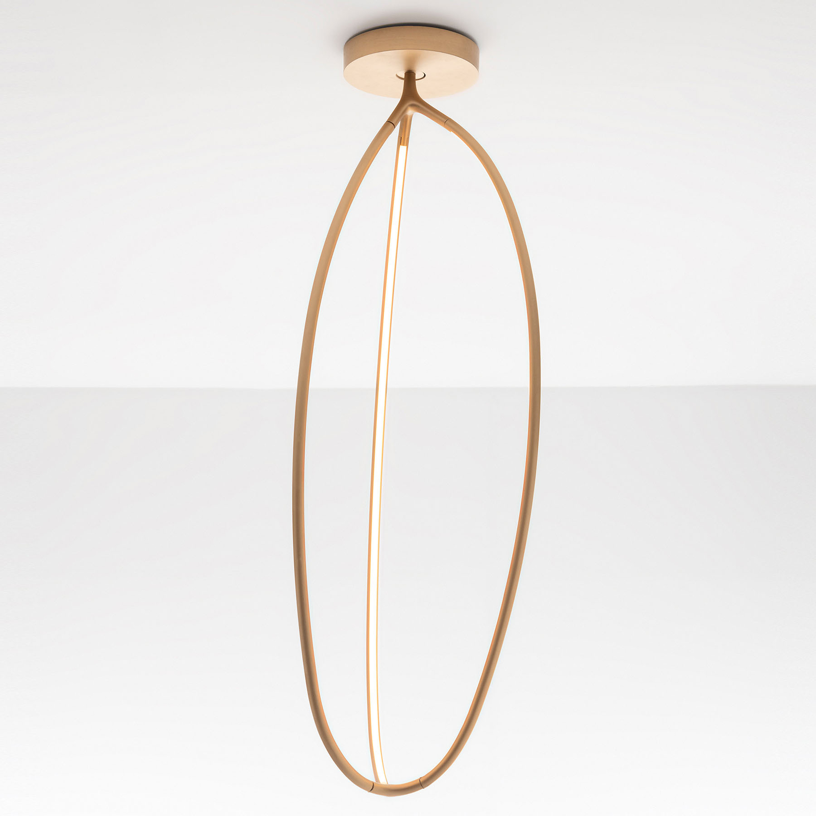 Artemide Arrival lampa sufitowa App, mosiądz, 70cm