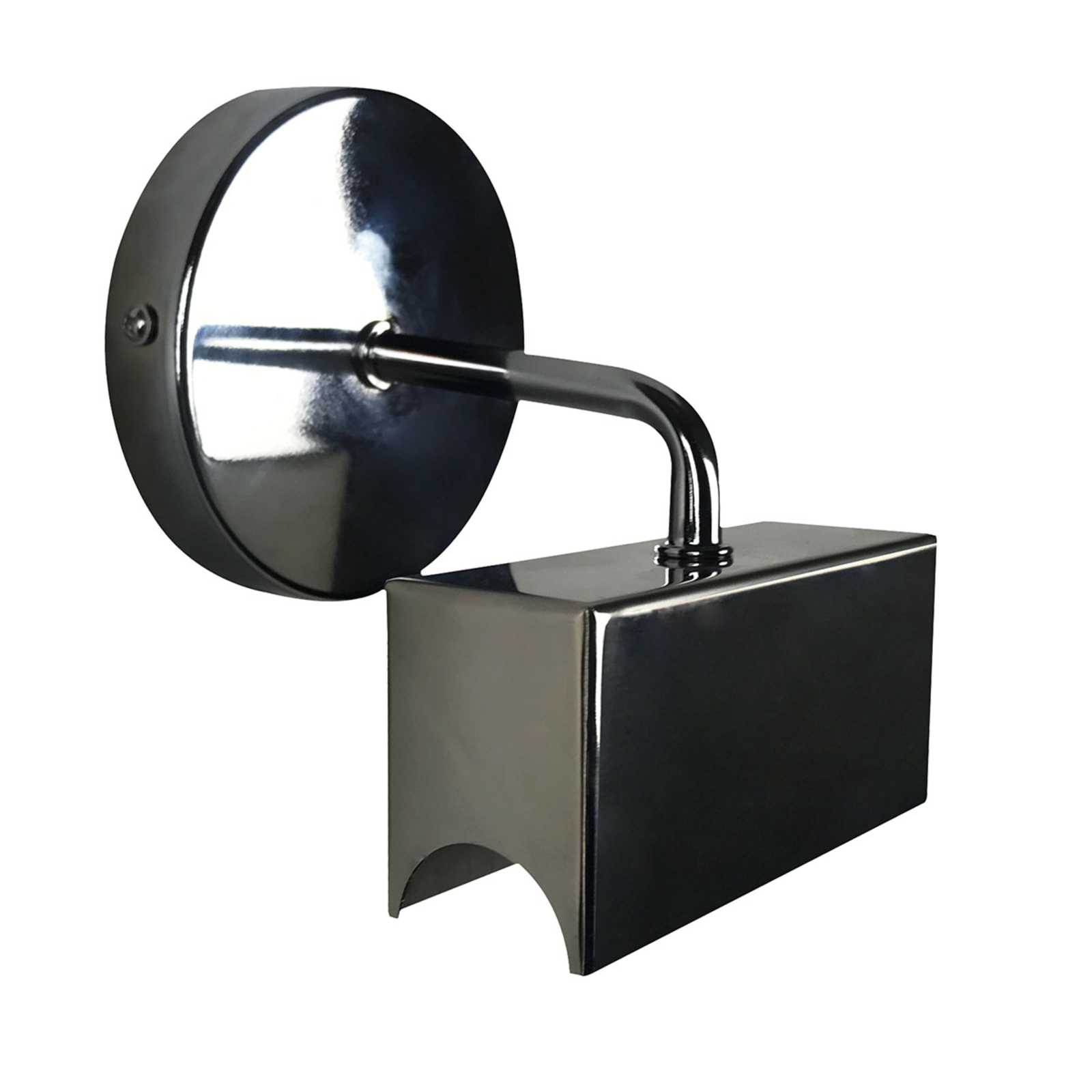 Segula Reno wall light in black for S14d bulb, for Living / Dining Room, metal, S14d, 25 W, energy efficiency: A++, W: 15 cm, H: 14 cm