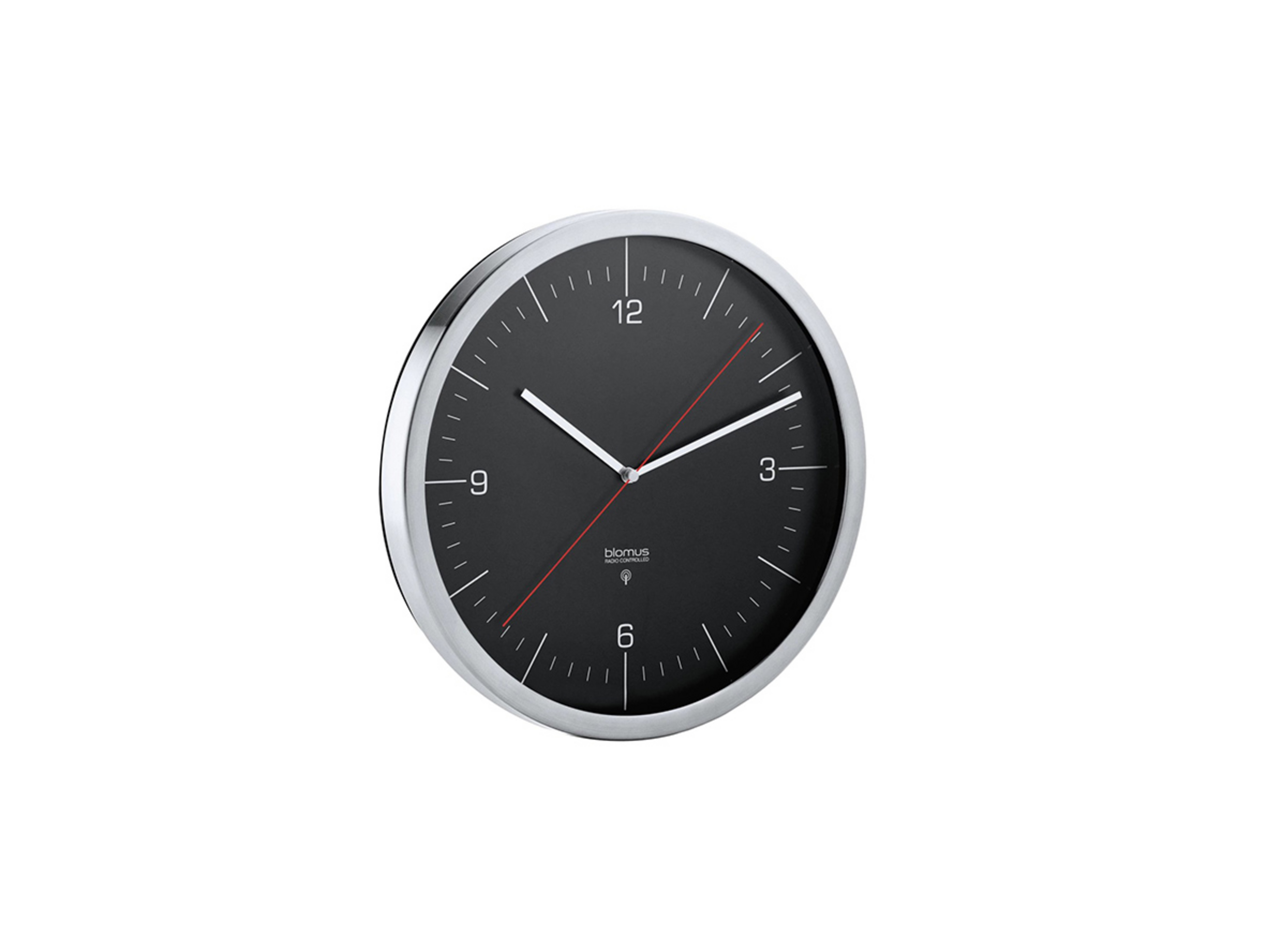 Crono Radio-Controlled Horloge Ø25 Black - Blomus