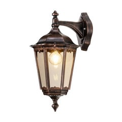 Aplique exterior 1121 farol colgante negro-cobre
