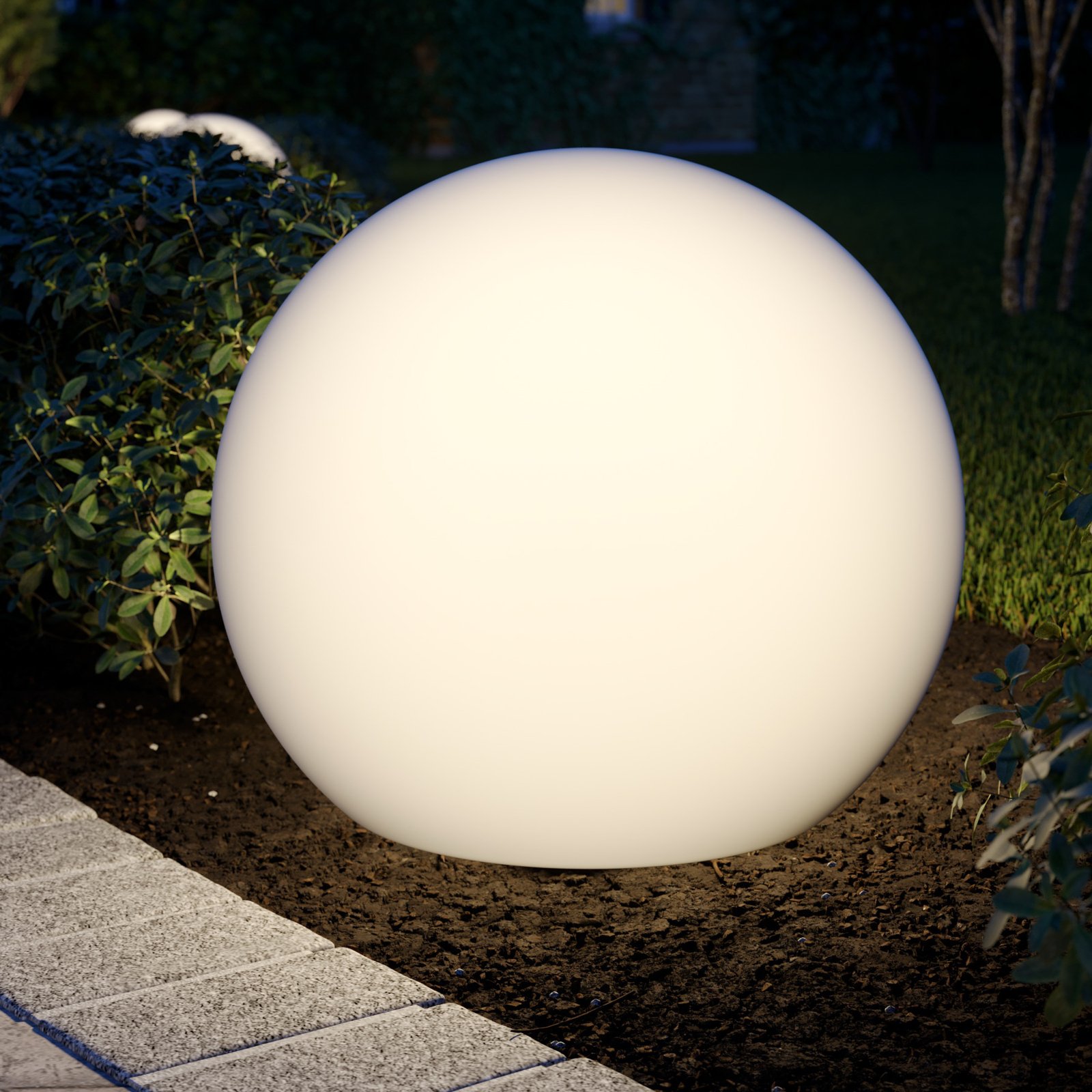 Cumulus L lichtbol voor de tuin, Ø 60cm