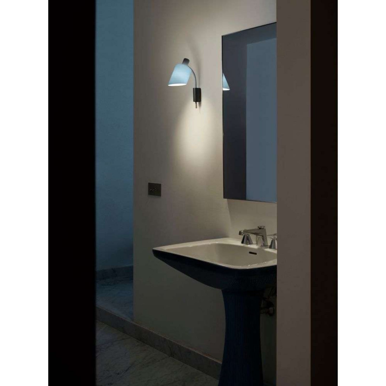 Lampe de Bureau Wandleuchte Blue Grey Nemo Lighting - Wohnzimmer - Metall