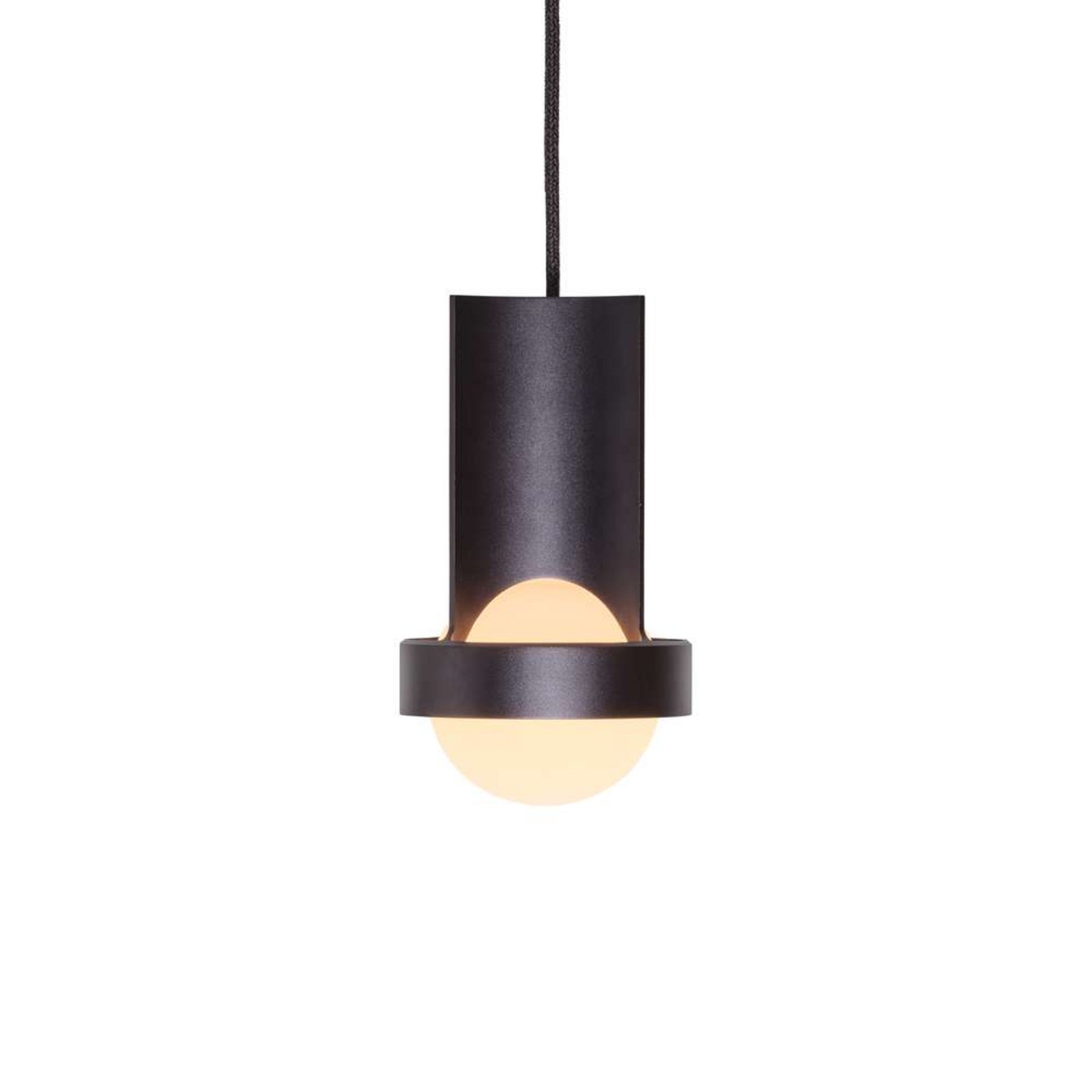 Loop Lampada a Sospensione Single Small w/Sphere III Dark Grey - Tala