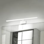 IDEAL LUX LED sienas lampa „Alma“, balta, metāla, platums 81 cm