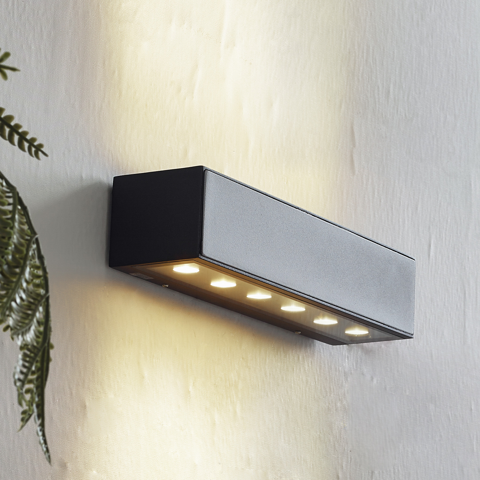 Selim LED Utomhus Vägglampa L30 Svart - Lucande