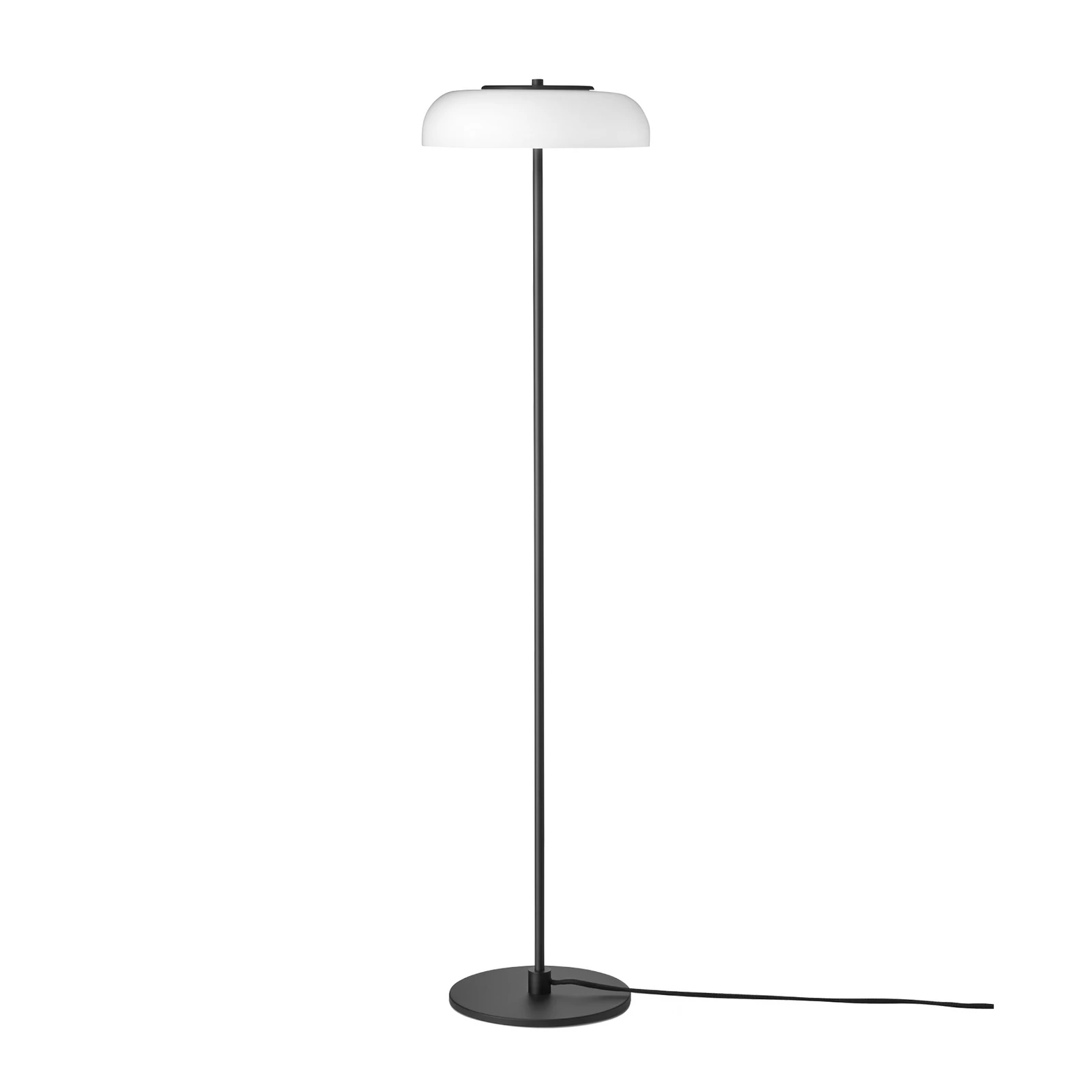 Nuura LED stovas Blossi, aukštis 120 cm, juodas/opalas
