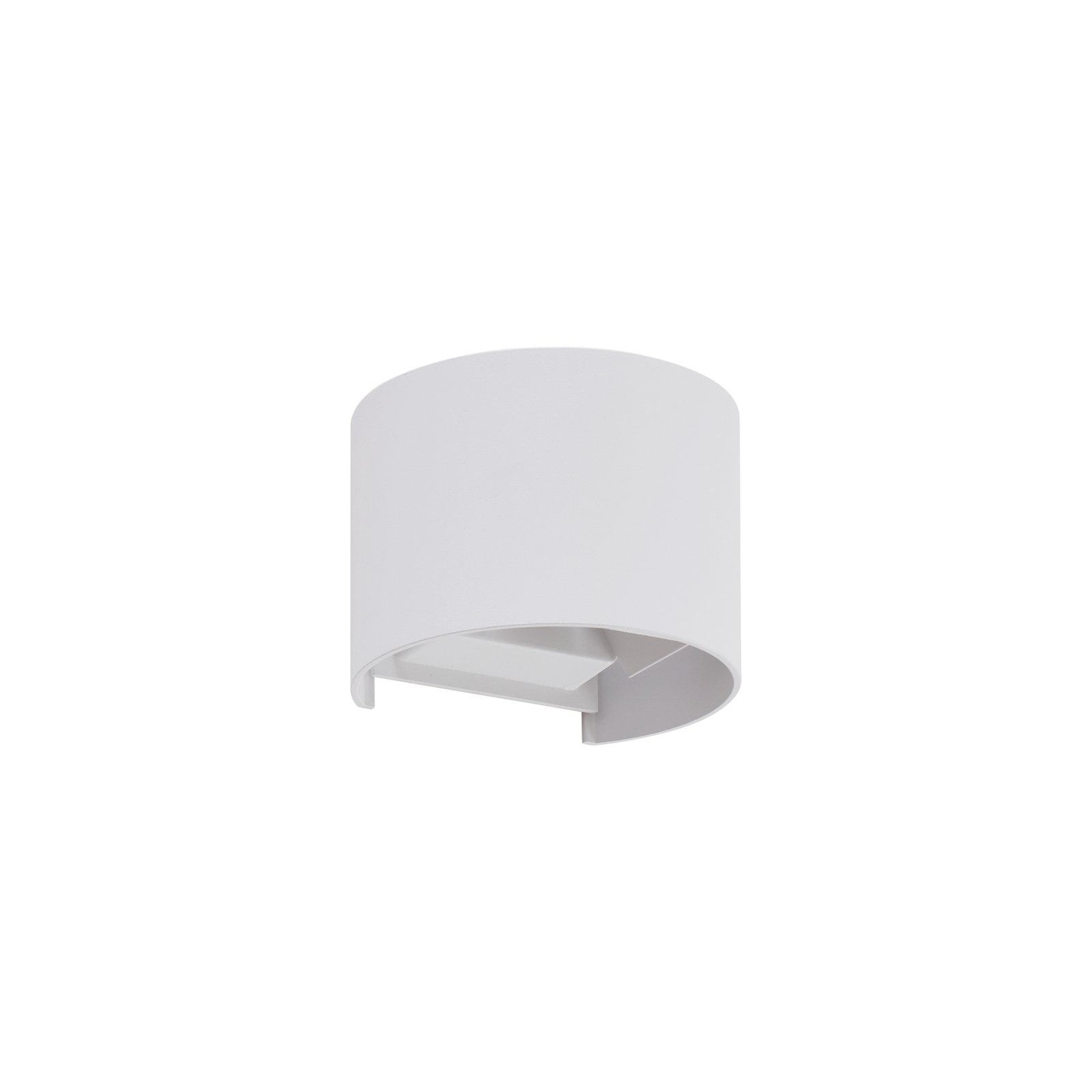 Nivar Round LED Vonkajšie Nástenné Svietidlo White - Lindby