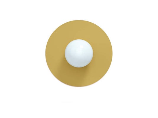 Candy Big Circle 360 S vegglampe, gul - Swedish Ninja